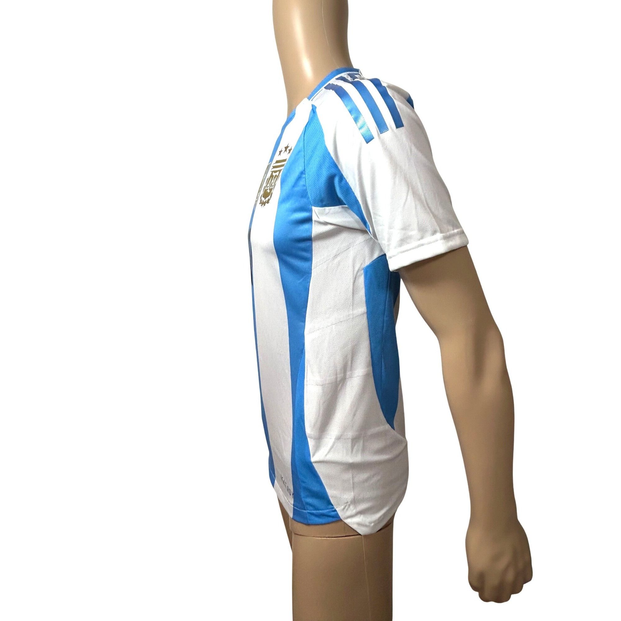 Adidas Adidas Messi Soccer Jersey S Slim White Blue 2022 Short Slee Size US S / EU 44-46 / 1 - 12 Thumbnail
