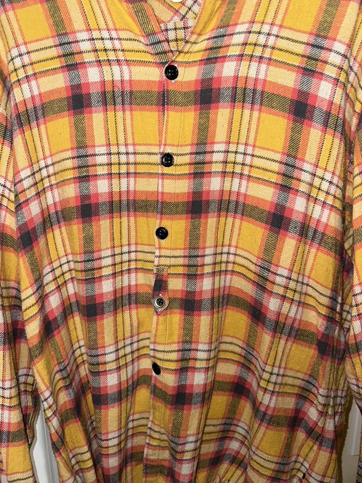 Greg Lauren GREG LAUREN - YELLOW PLAID STUDIO - SIZE 4 Size US XL / EU 56 / 4 - 5 Thumbnail