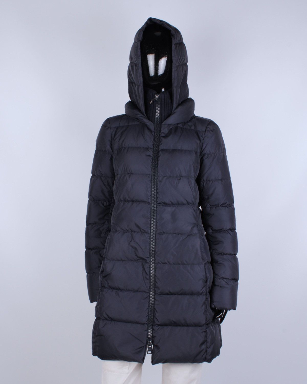 Designer × Herno HERNO Long Coat Down Puffer Jacket Polar-Tech Size M / US 6-8 / IT 42-44 - 2 Thumbnail