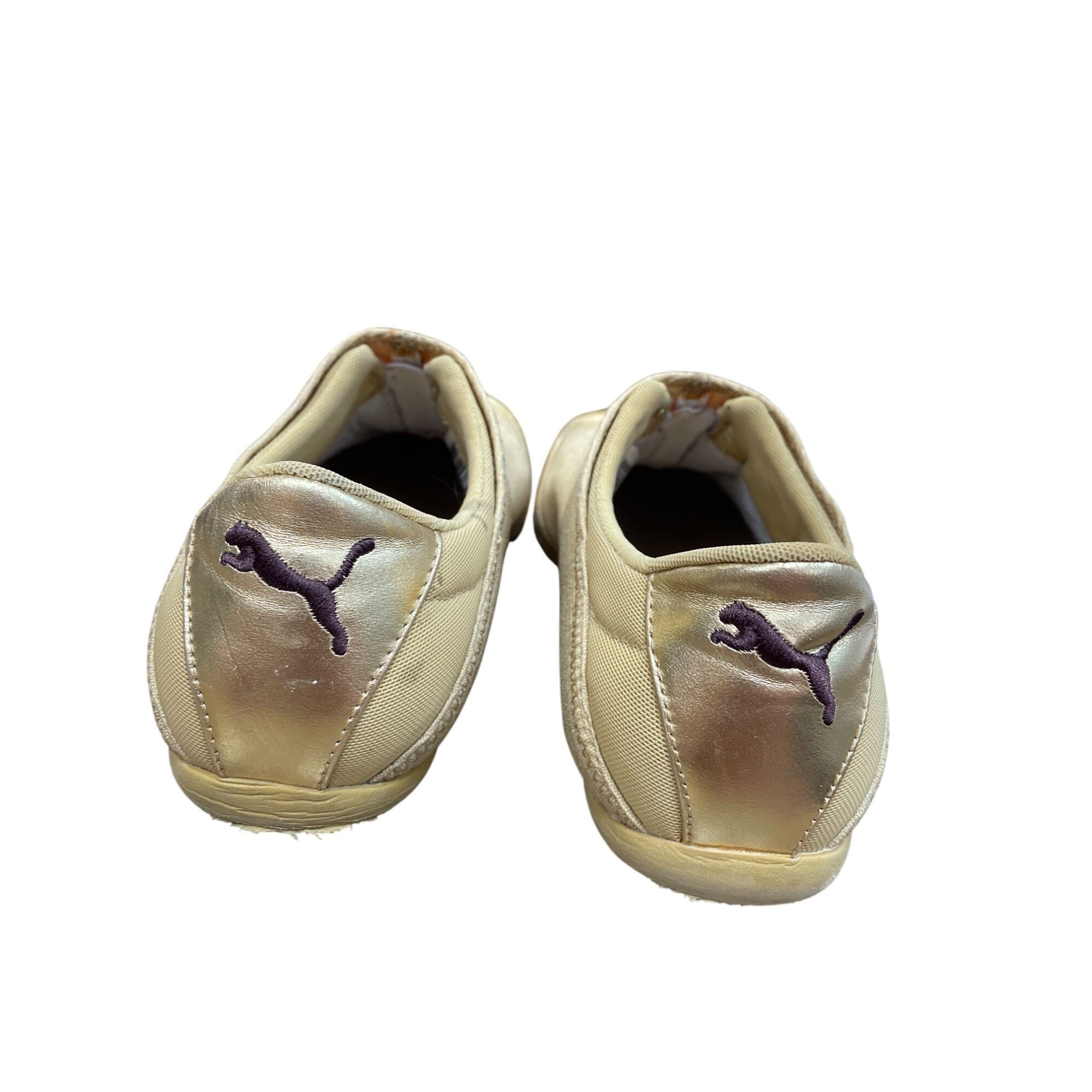 Puma Puma Womens Gold Beige Slip-On Sneakers shoes Size 7.5 SKU 9 Size US 7.5 / IT 37.5 - 14 Thumbnail