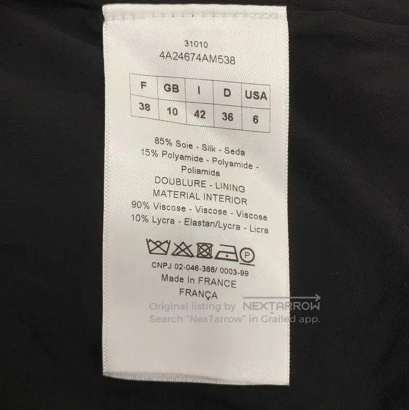 Dior Dior Black Silk Blend Women's Dress . Size S / US 4 / IT 40 - 7 Thumbnail