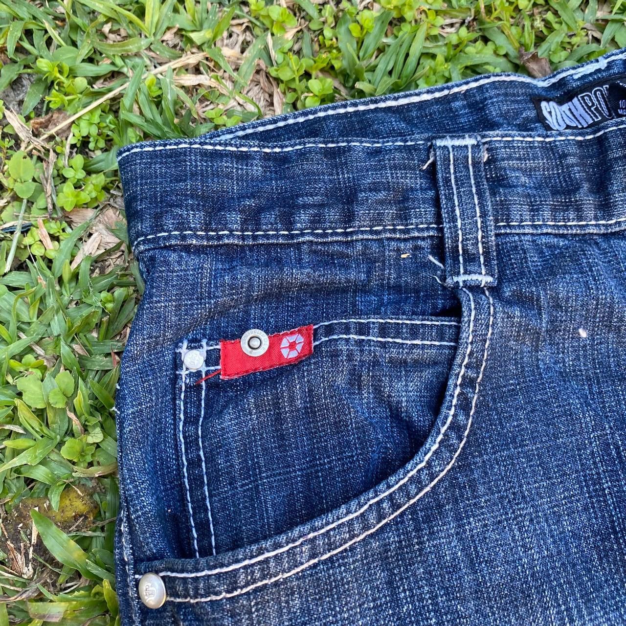 If Six Was Nine × Le Grande Bleu (L.G.B.) × Southpole Vintage Southpole Loose Fit Denim Jeans Size US 30 / EU 46 - 12 Thumbnail