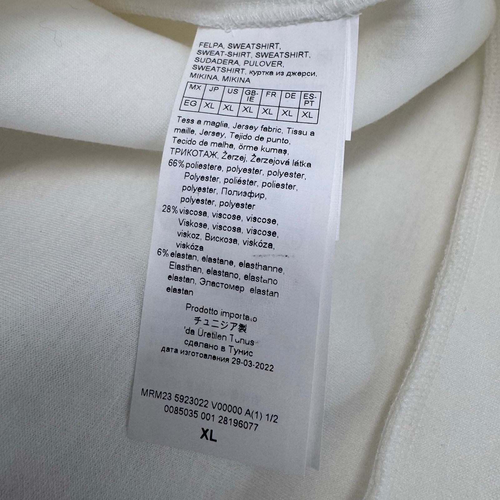 Marina Rinaldi Marina Rinaldi Occhaire Applique Scuba Sweatshirt White XL Size 3XL / US 20-22 - 11 Thumbnail