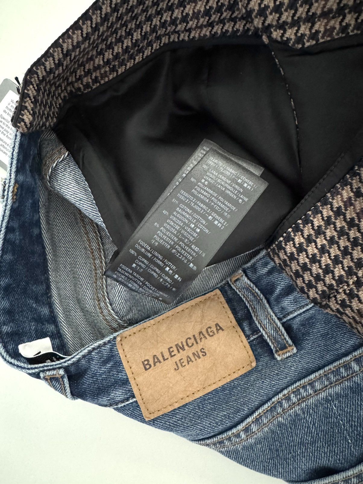 Balenciaga NWT Balenciaga Trompe L'Oeil Skirt Midi Front Short Back Size 26" / US 2 / IT 38 - 10 Thumbnail