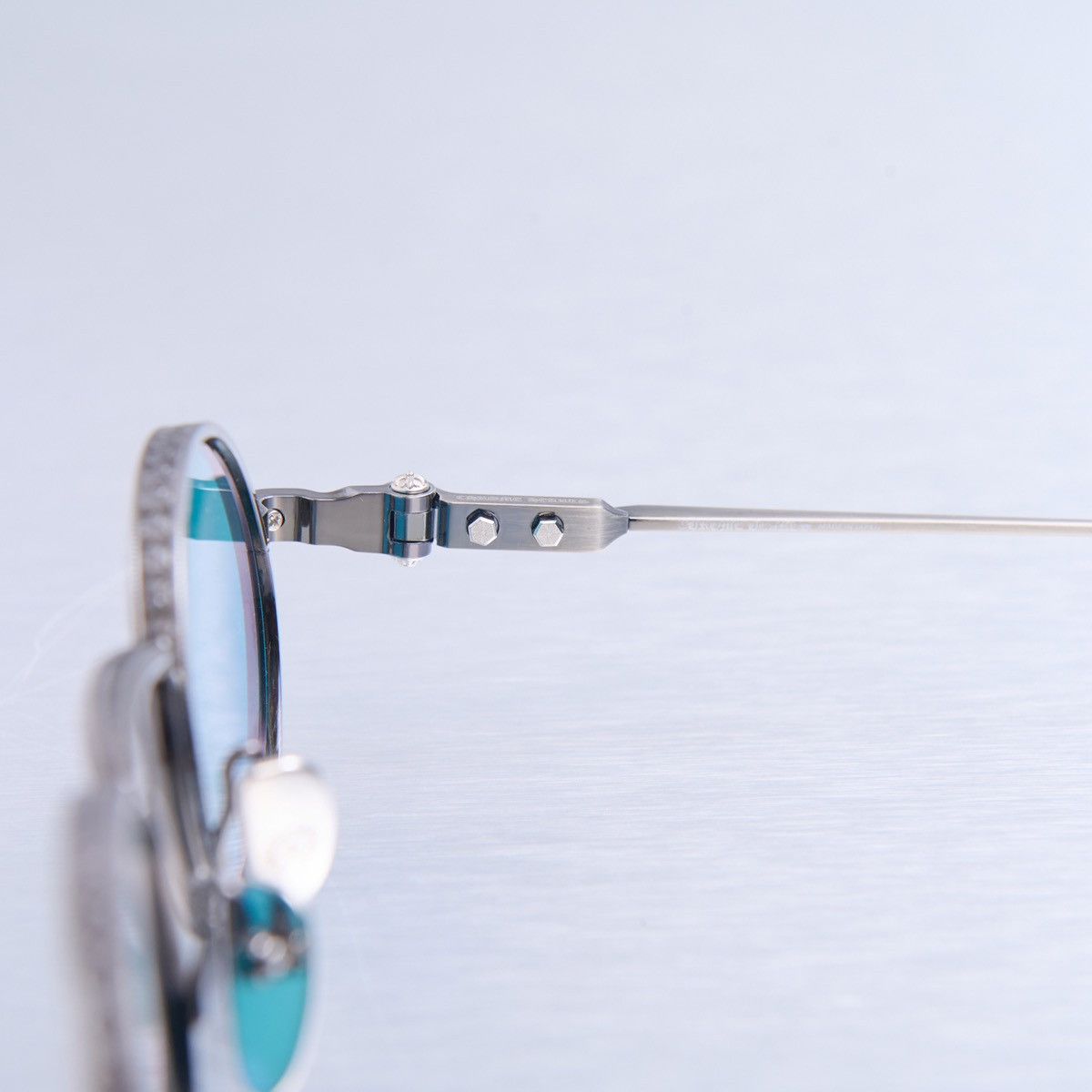 Chrome Hearts CHROME HEARTS HONEY DIPPED PEWTER SUNGLASSES Size ONE SIZE - 4 Thumbnail