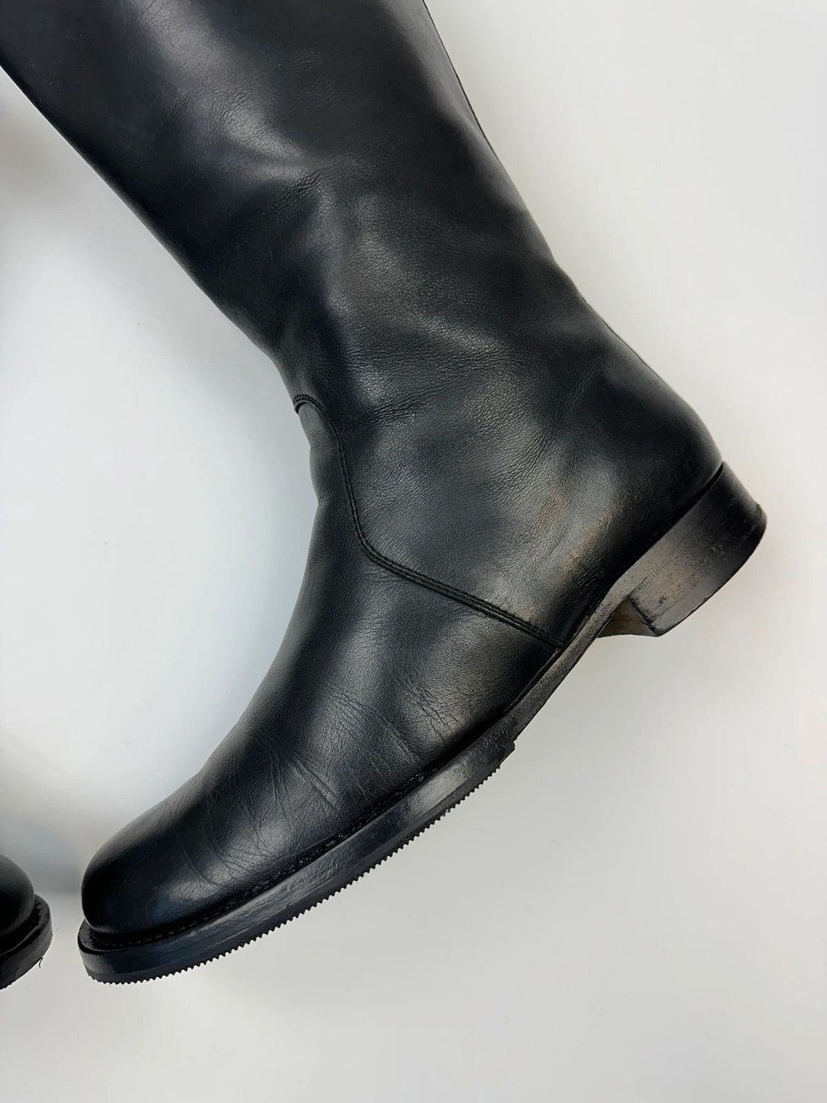 Miu Miu Miu Miu SS2001 Black Leather High Boots Size US 8 / EU 41 - 4 Thumbnail