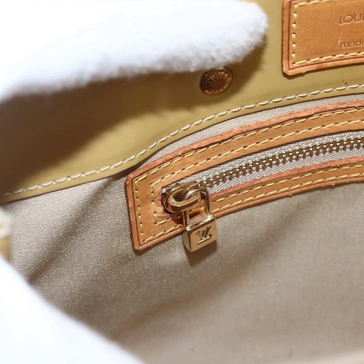 Louis Vuitton Louis Vuitton Monogram Vernis Reade PM Handbag Beige Size ONE SIZE - 13 Thumbnail