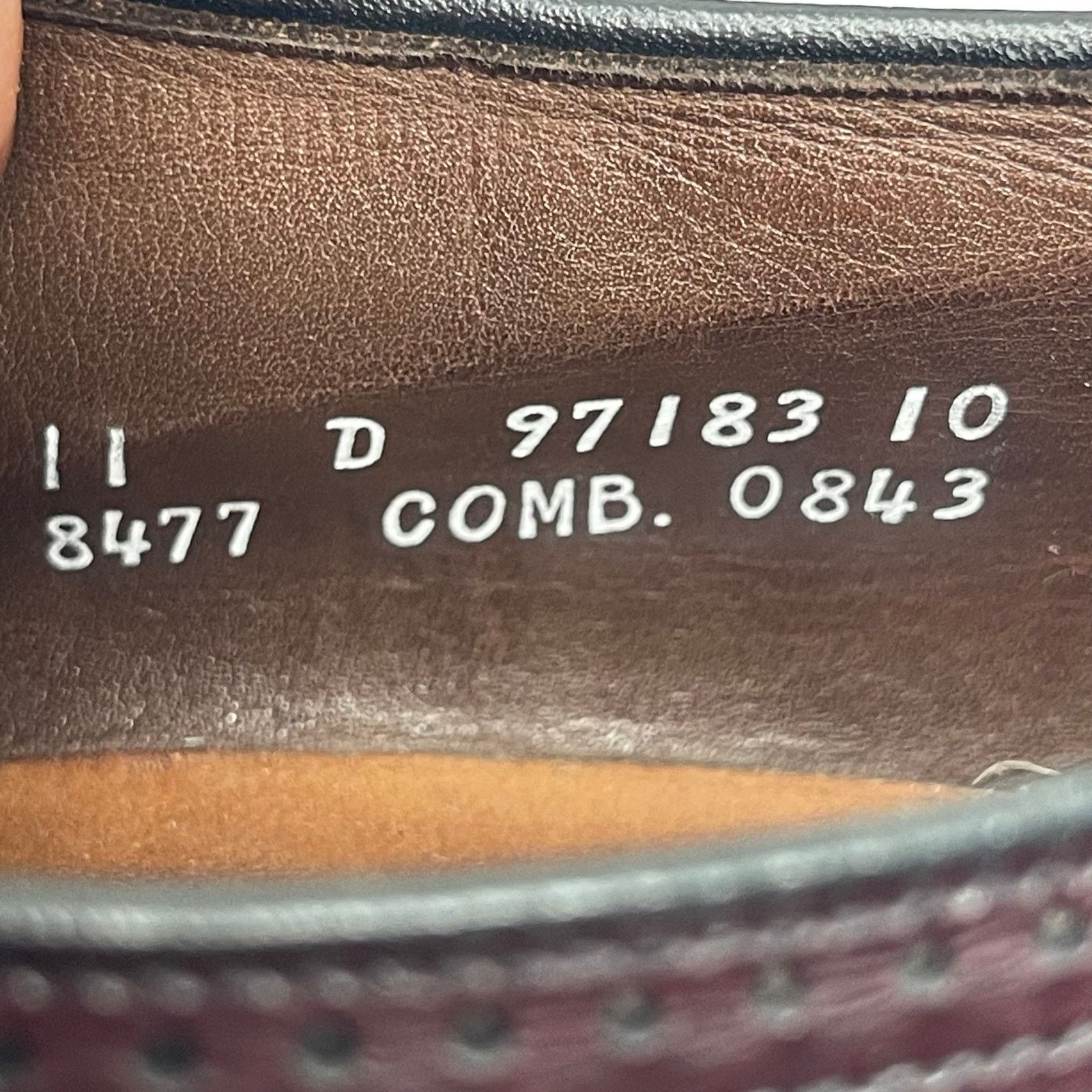 Allen Edmonds Allen Edmonds Richmond Oxford Wingtip Burgundy Leather Shoes Size US 11 / EU 44 - 4 Thumbnail