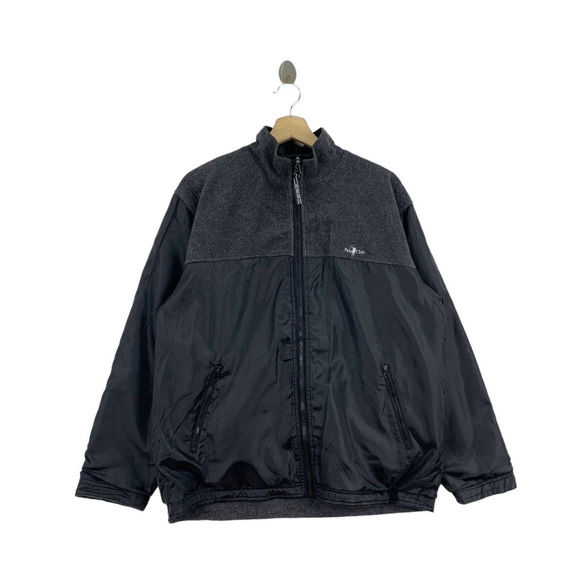 U.S. Polo Assn. × Vintage Vintage POLO CLUB Casualwear Fleece Light Jacket Sweater Size US M / EU 48-50 / 2 - 4 Thumbnail