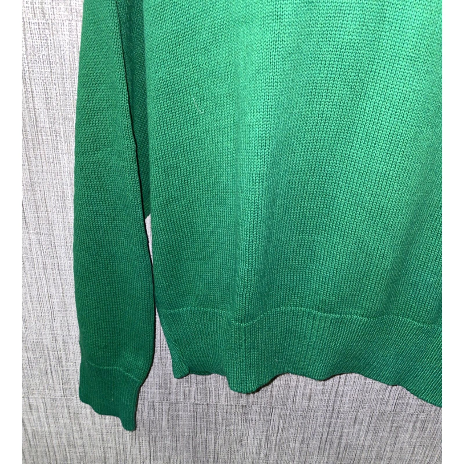 Vintage Drummond Sweater V-Neck Mens XL Green Cotton USA Made Regular Size V-Neck ♪ Size US XL / EU 56 / 4 - 4 Thumbnail