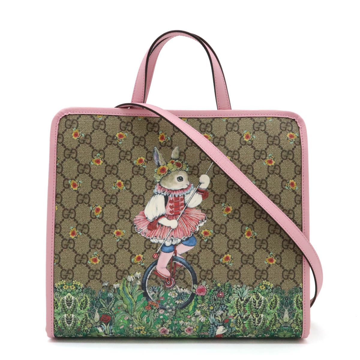Gucci Gucci Gucci Children's GG Supreme 2WAY Handbag Canvas Handbag 630542 in Pristine Condition Size ONE SIZE - 1 Thumbnail