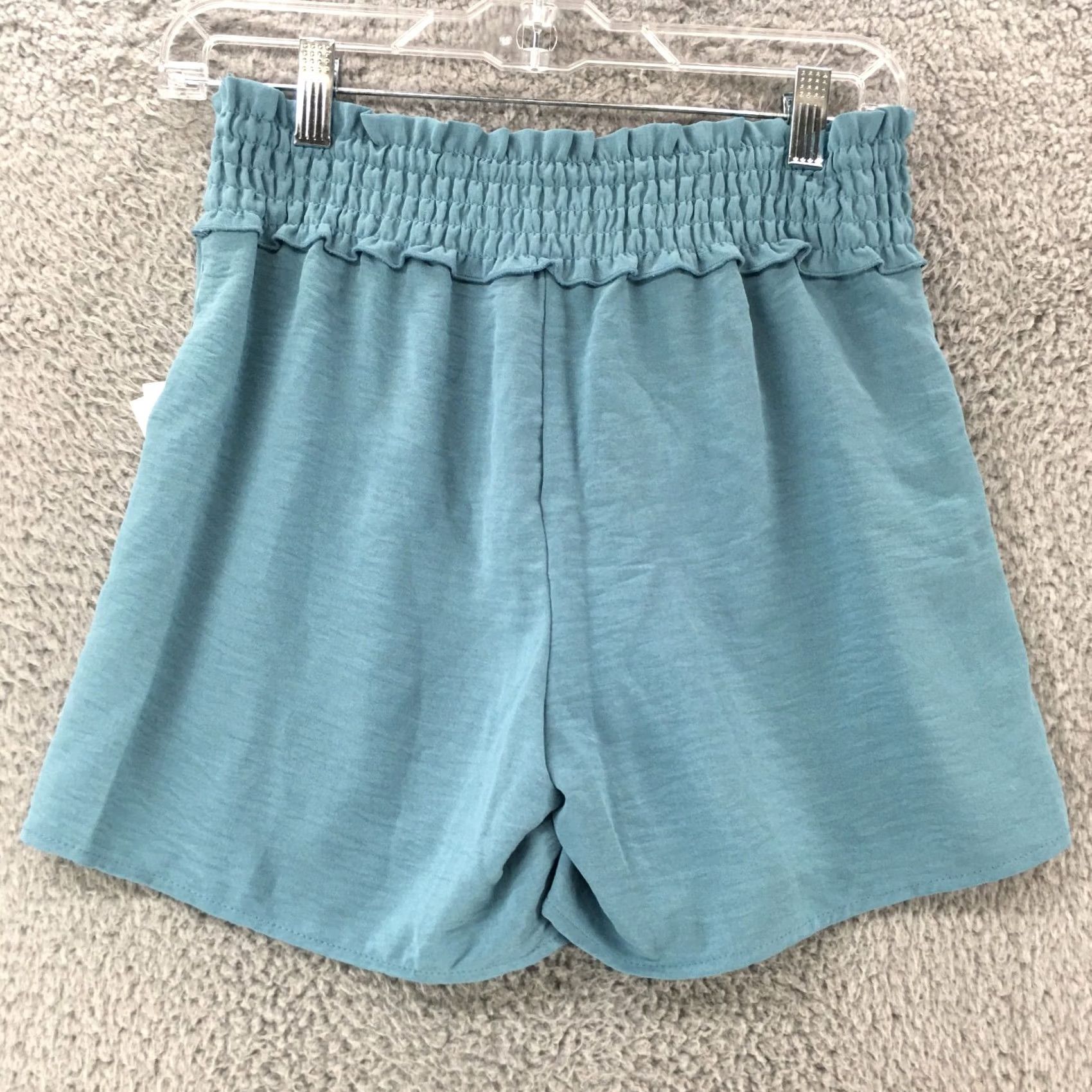 Vintage Retrology Culotte Elastic Waistband Shorts Womens 13 Inc Blue Mid Rise New With Tag Size 26" / US 2 / IT 38 - 6 Thumbnail