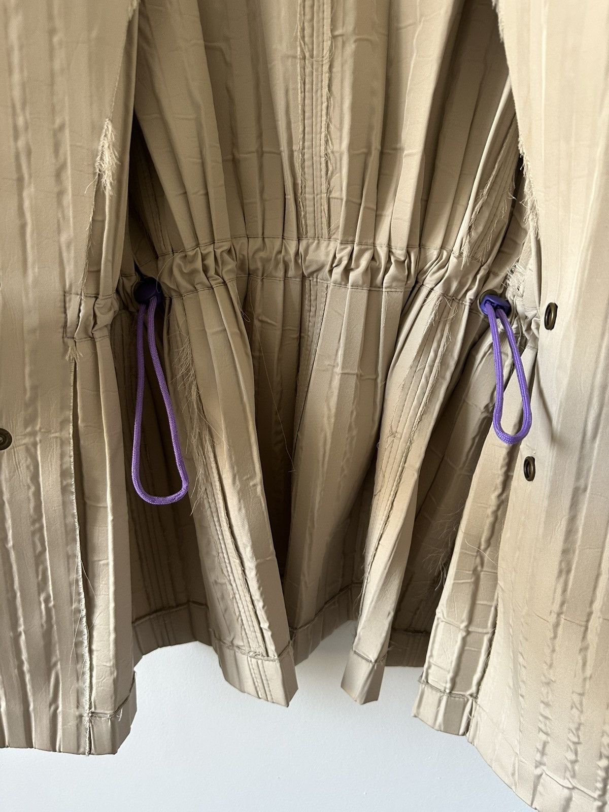 Other Avant garde foam striped nylon jacket! Hi fashion Size 44R - 10 Thumbnail