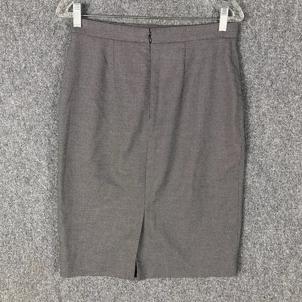 Ann Taylor Ann Taylor Skirt Women's Size 4 Gray Polyester Blend Adults Size 27" / US 4 / IT 40 - 5 Thumbnail