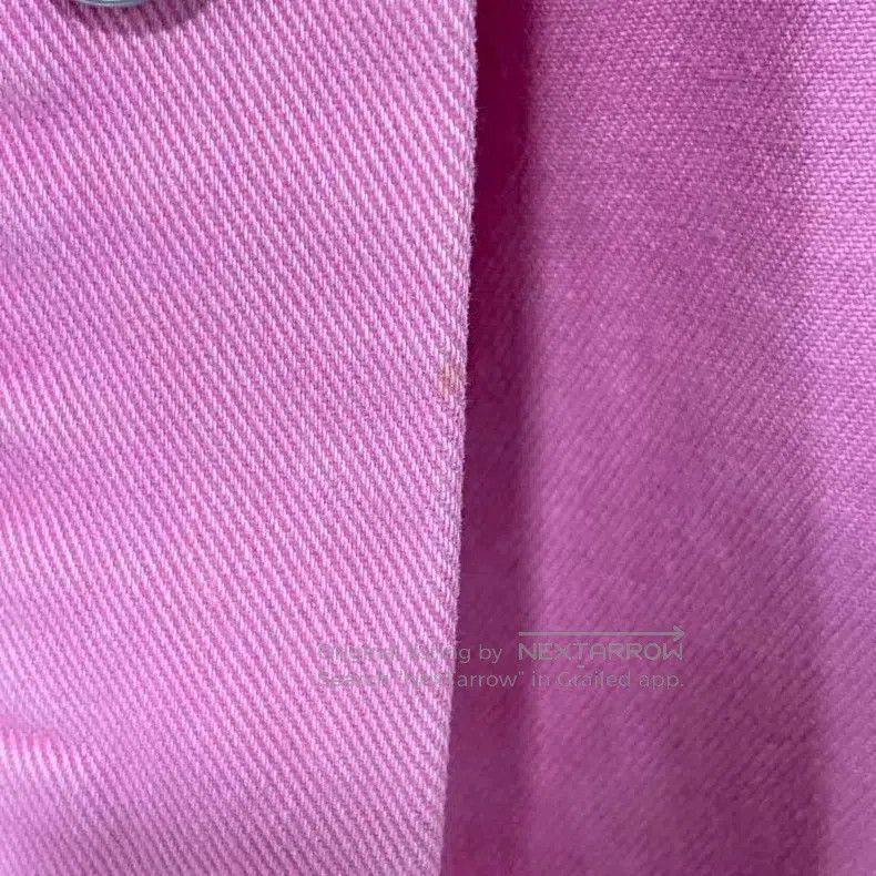 Balenciaga Balenciaga Pink Washed Denim Jacket Size US M / EU 48-50 / 2 - 4 Thumbnail