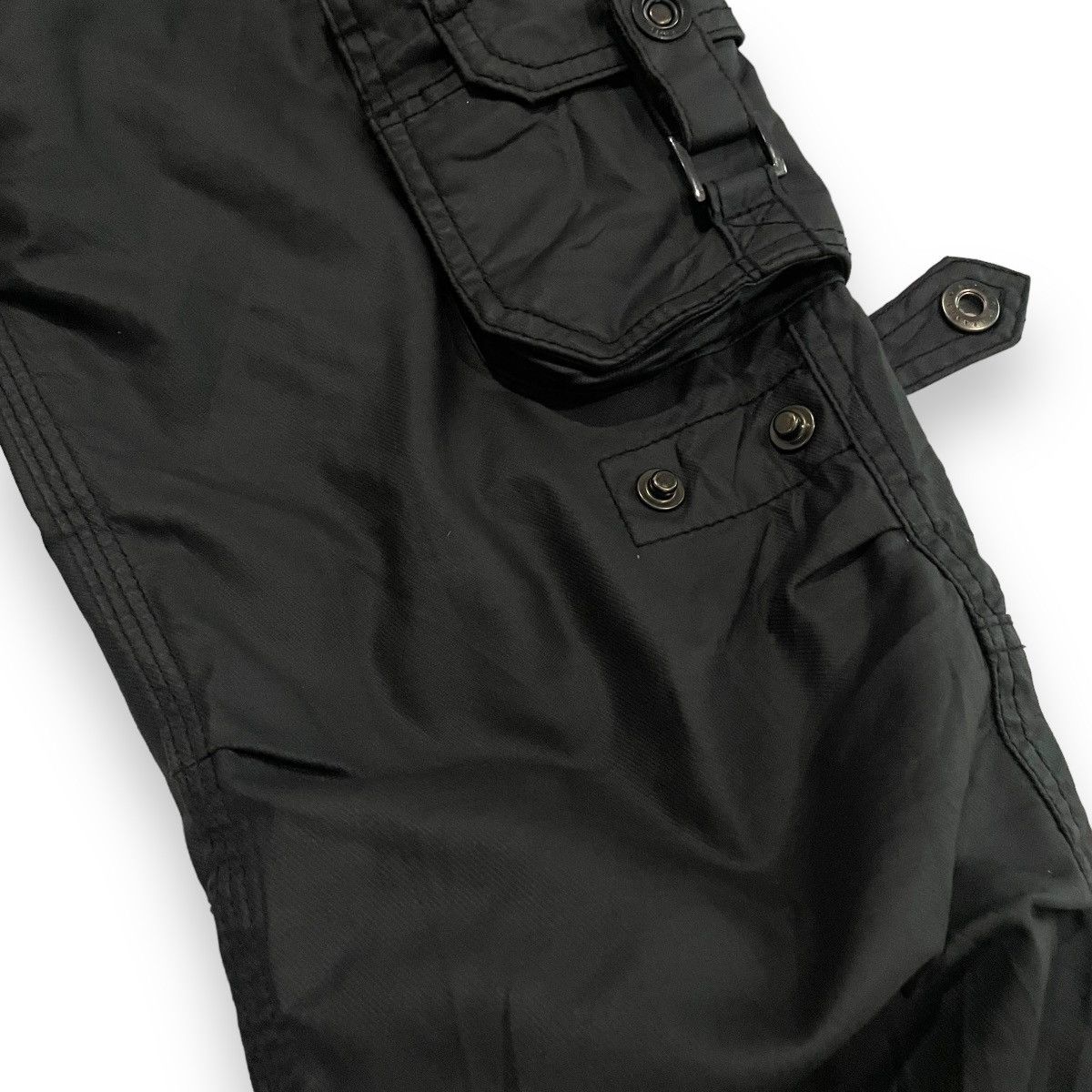 If Six Was Nine 🇯🇵 SUPER FLARE NICOLE CLUB FOR MEN CARGO WAXED PANTS Size US 32 / EU 48 - 11 Thumbnail
