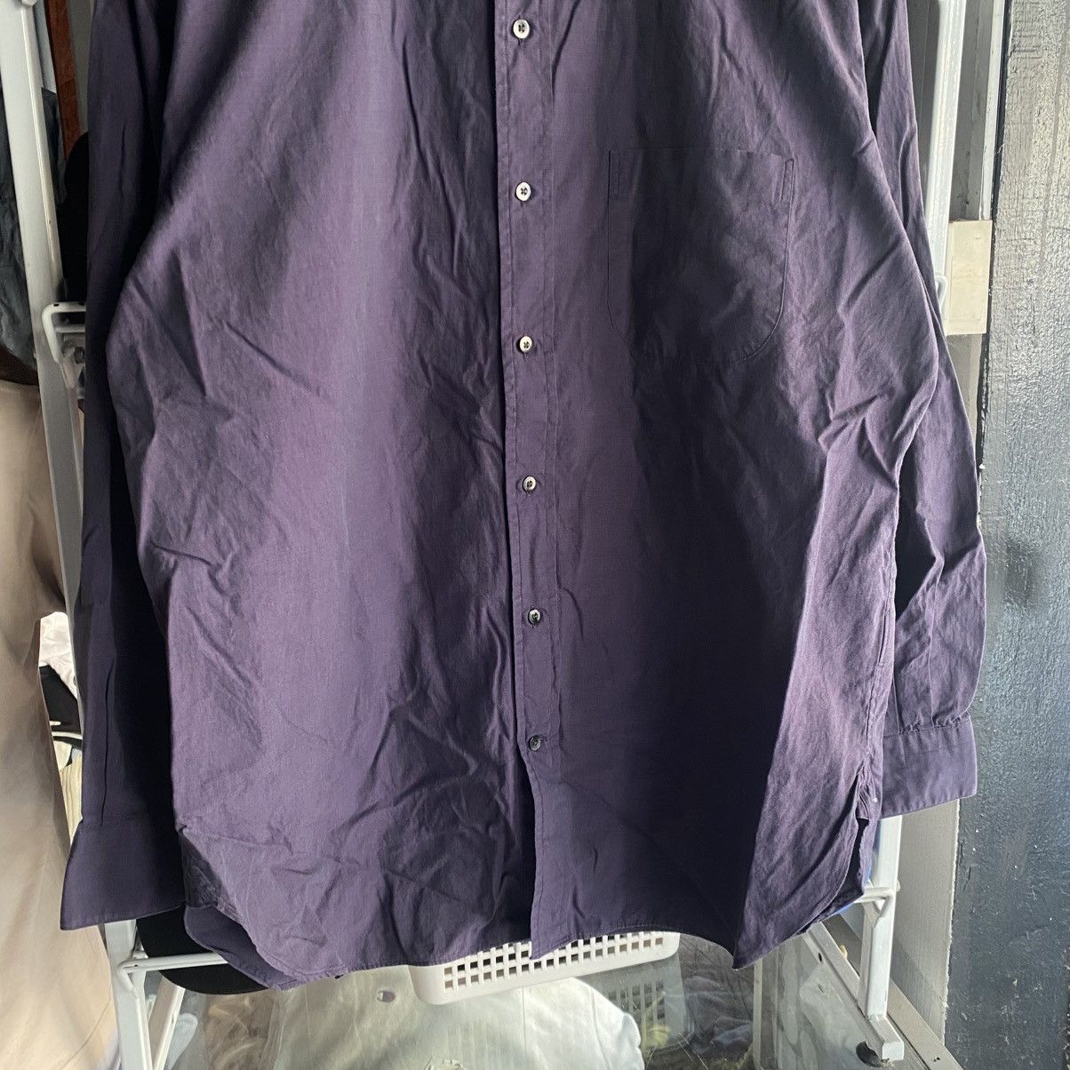 Tete Homme Tete homme by yohji yamamoto Vintage Purple Shirt - Size LL Size US XL / EU 56 / 4 - 4 Thumbnail