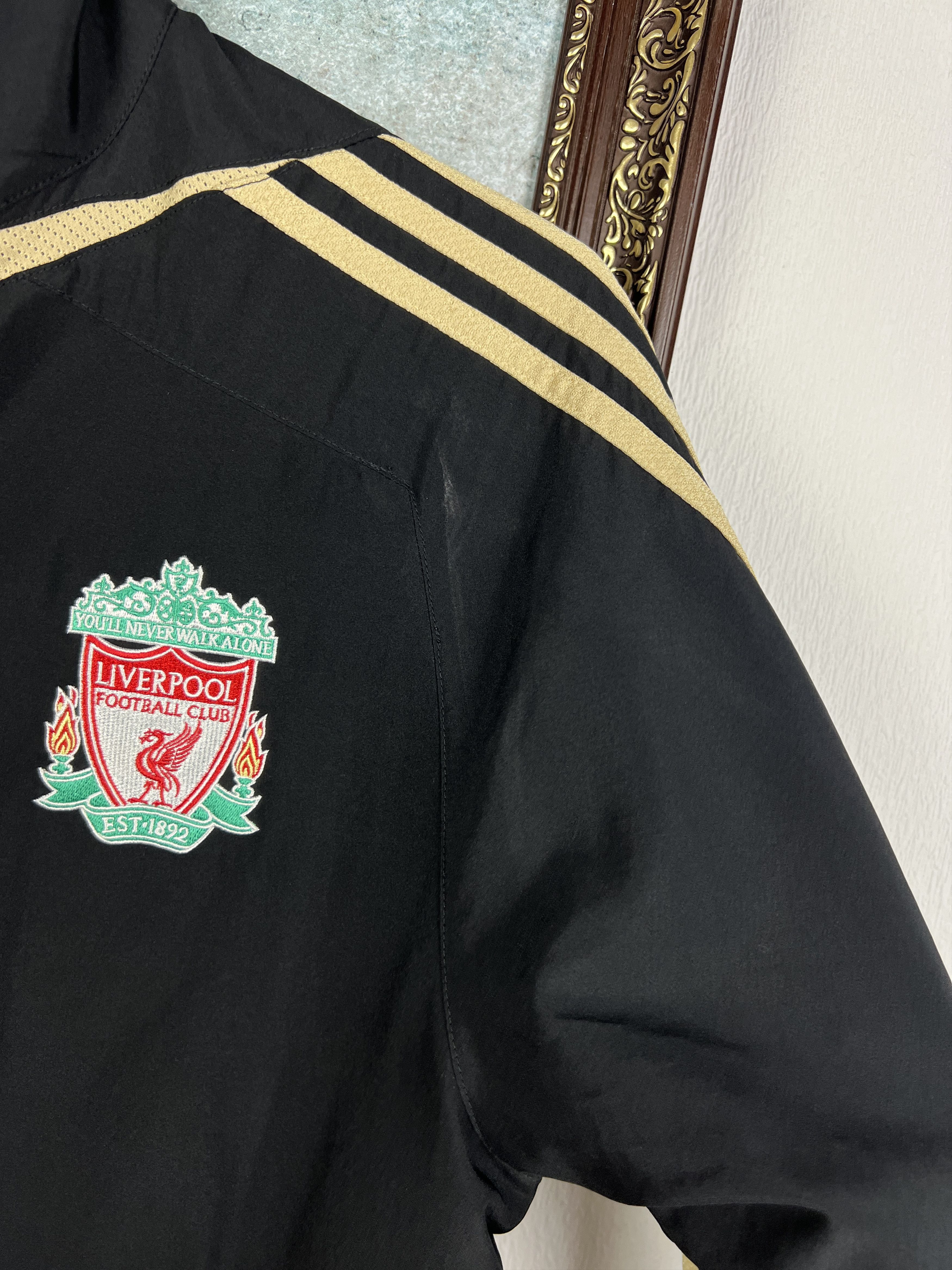 Adidas Vintage Liverpool Football Training Jacket Soccer Track Top Size US M / EU 48-50 / 2 - 9 Thumbnail