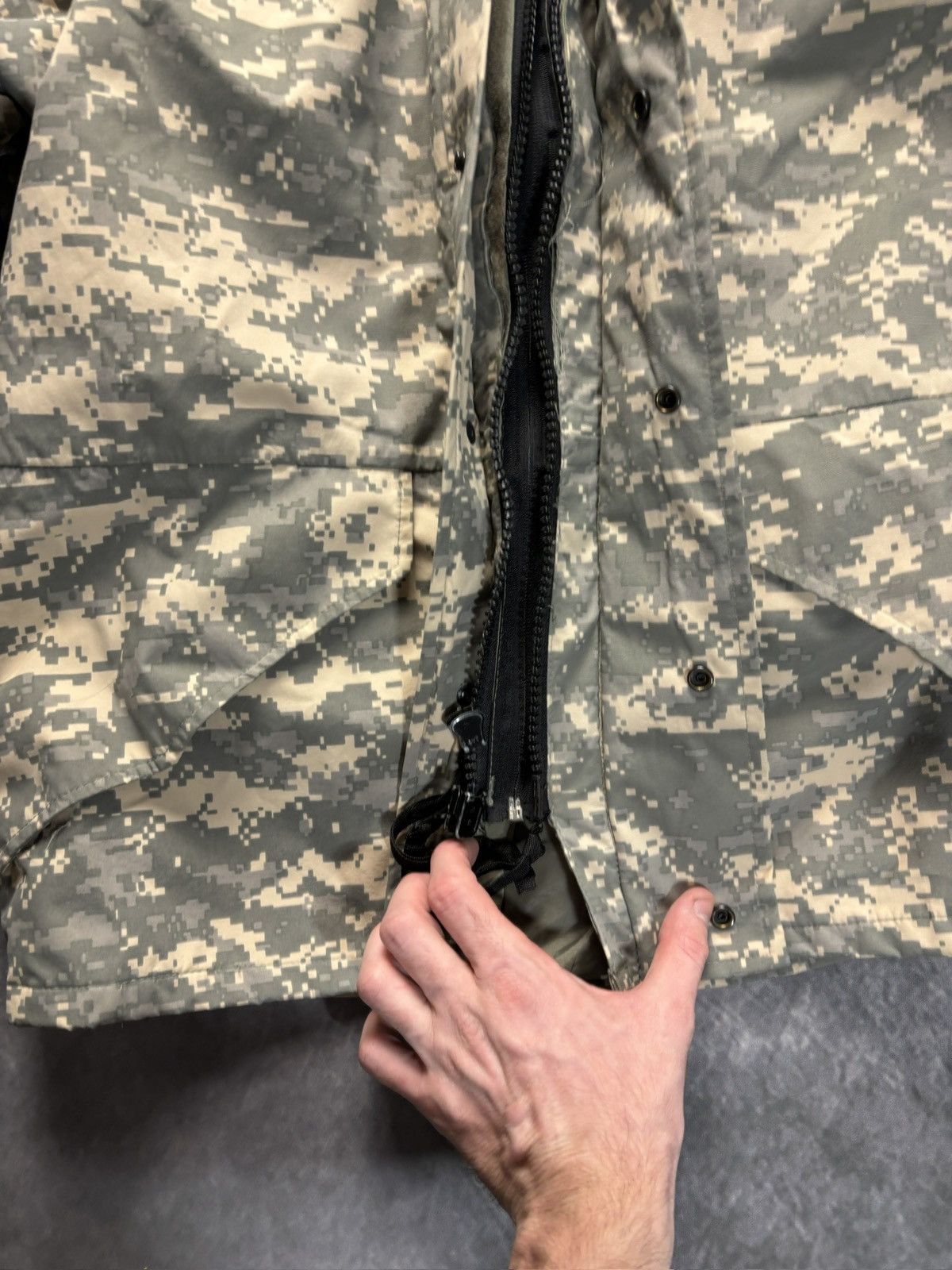 Vintage Military Shell Digital Camo Rain Hooded Virgil Vintage Rain Size US M / EU 48-50 / 2 - 13 Thumbnail