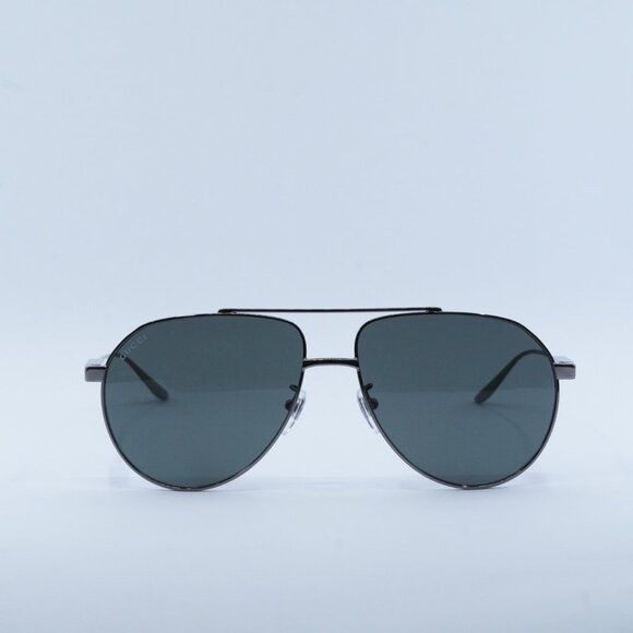Gucci Gucci GG1311S 001 Sunglasses Ruthenium Aviator Frame Size ONE SIZE - 2 Thumbnail