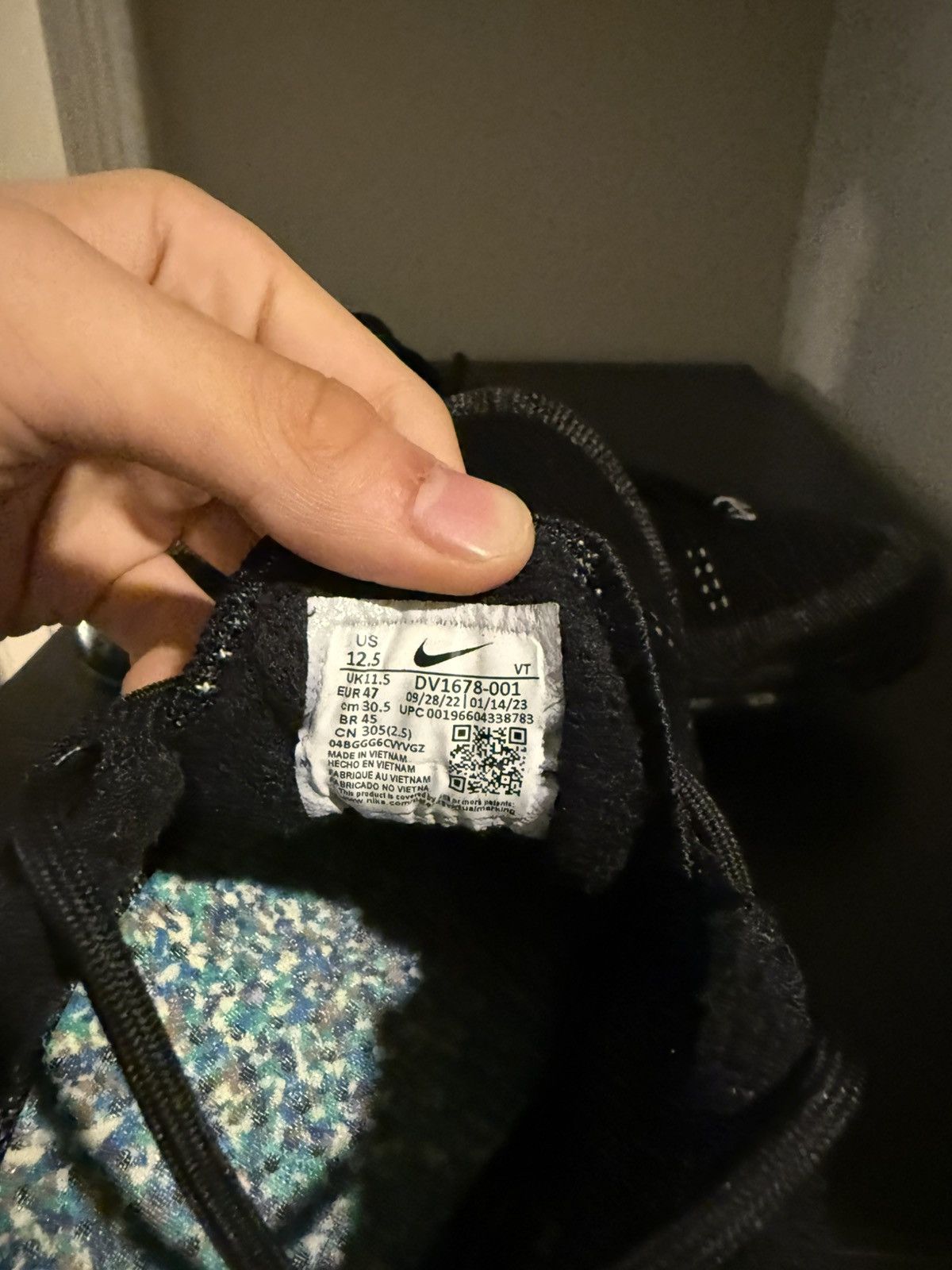 Nike Nike vapor max 2023 Flyknit ‘Oreo’ Size US 12.5 / EU 45-46 - 6 Thumbnail