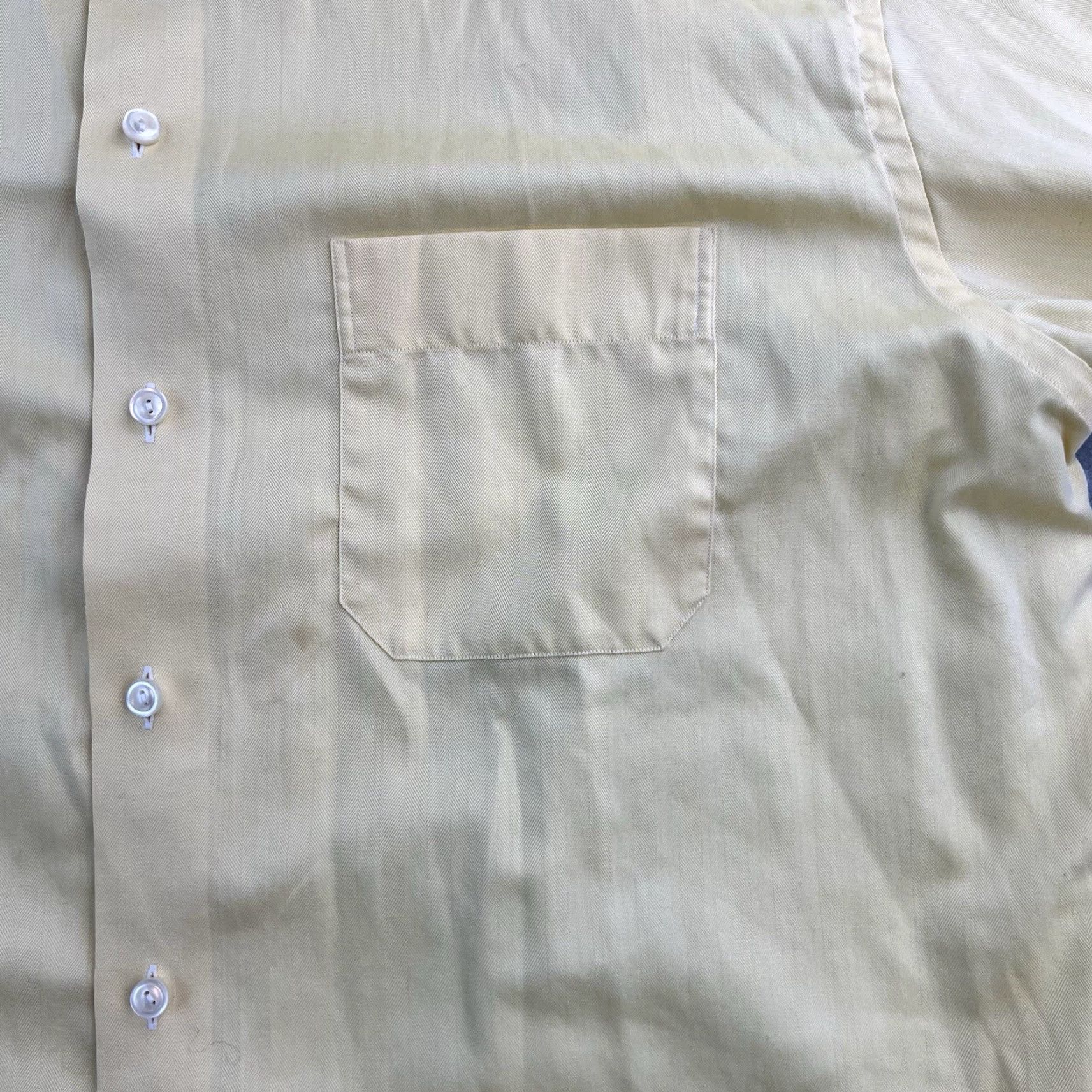 Eton Eton Dress Shirt Mens 16 Yellow Classic Long Sleeve Button Up Preppy Adult Shirt Mens Long Sleeve Yellow Color Casual Workwear 90s/style Size 42R - 6 Thumbnail