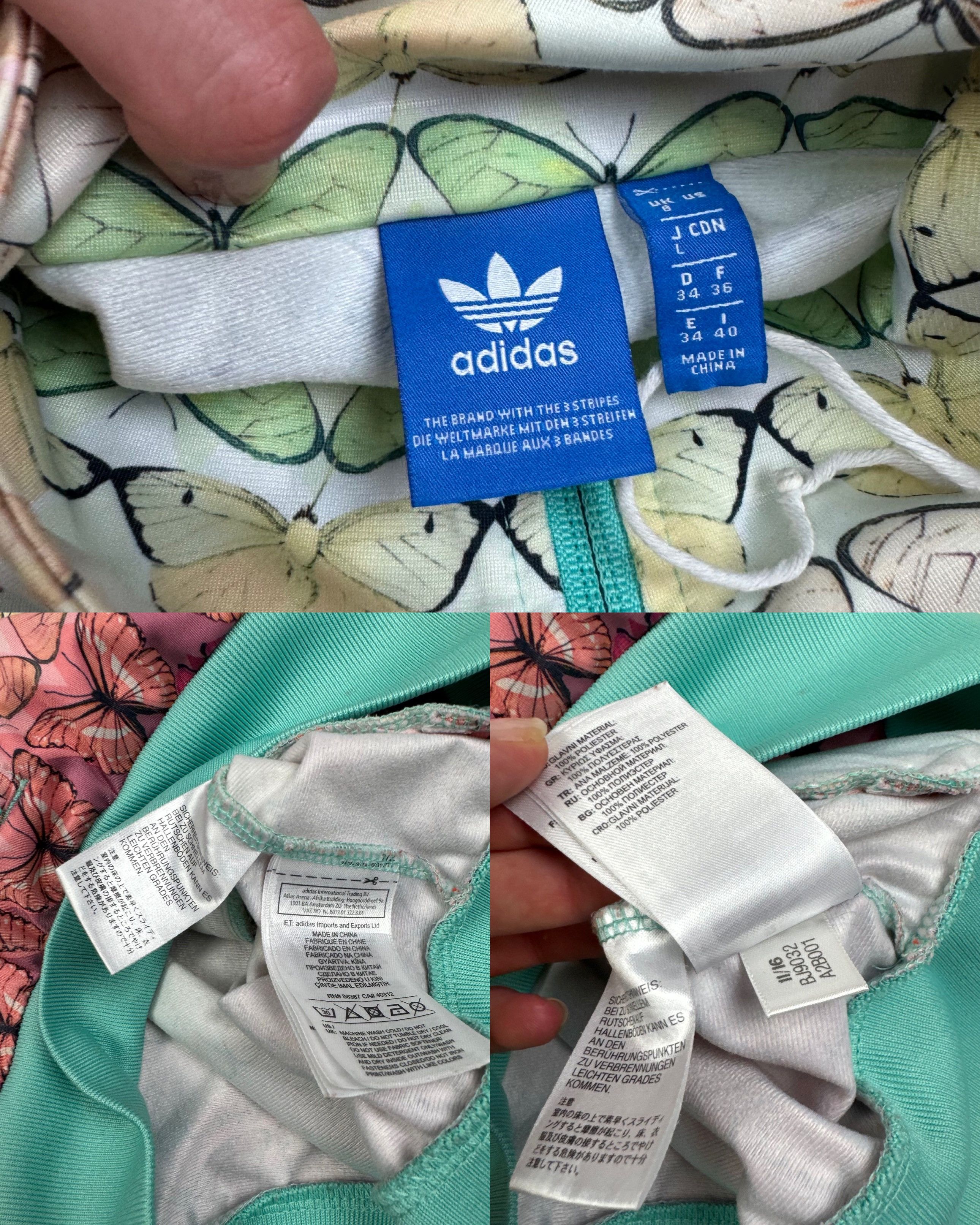 Adidas Adidas Firebird Women Multi Borbofresh Full Zip Track Jacket Size M / US 6-8 / IT 42-44 - 2 Thumbnail