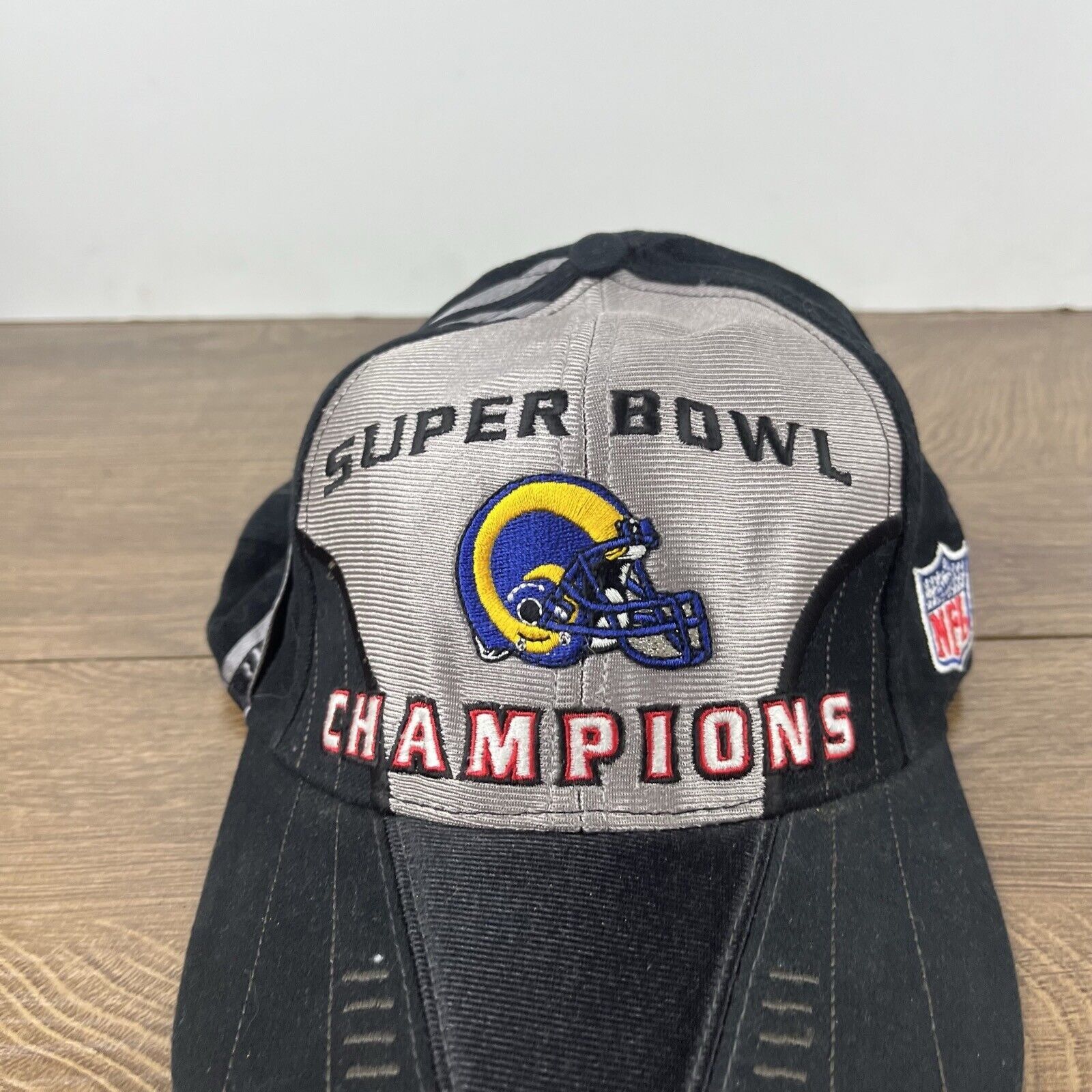 Other St. Louis Rams Hat Super Bowl Champions Gray Hat Adjustable Size ONE SIZE - 6 Thumbnail
