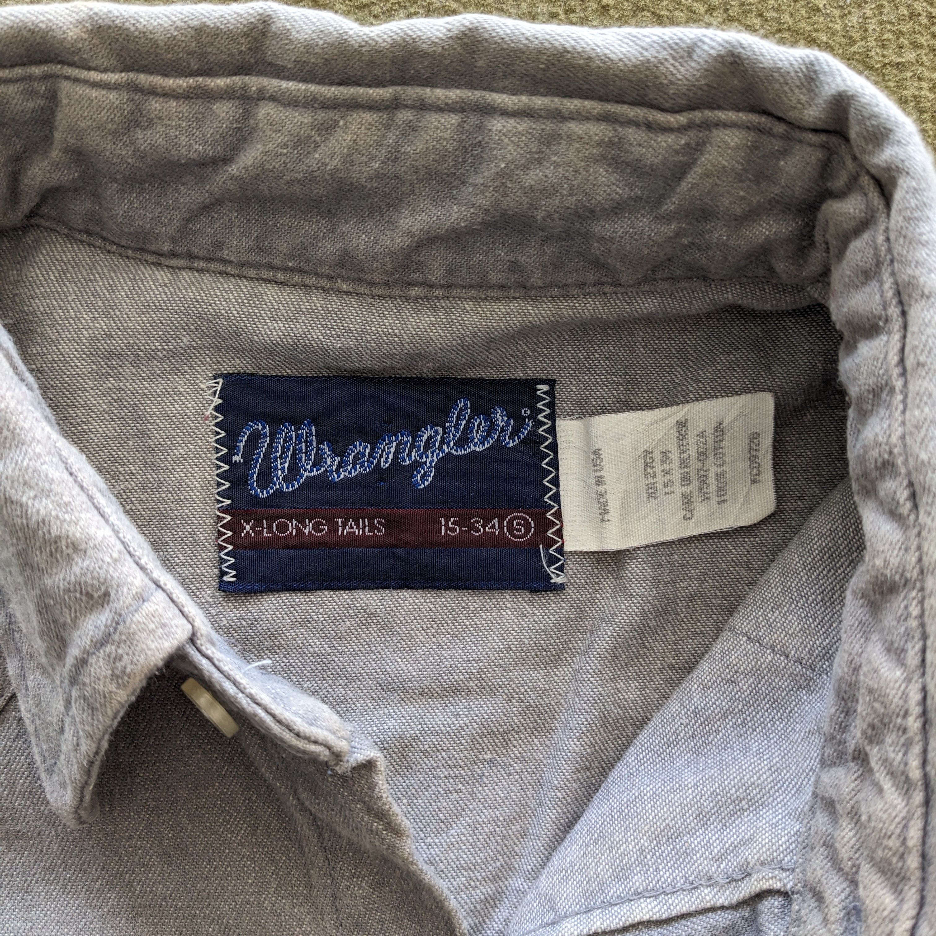 Wrangler Vintage WRANGLER American Brand Long Shirts Size US M / EU 48-50 / 2 - 6 Thumbnail