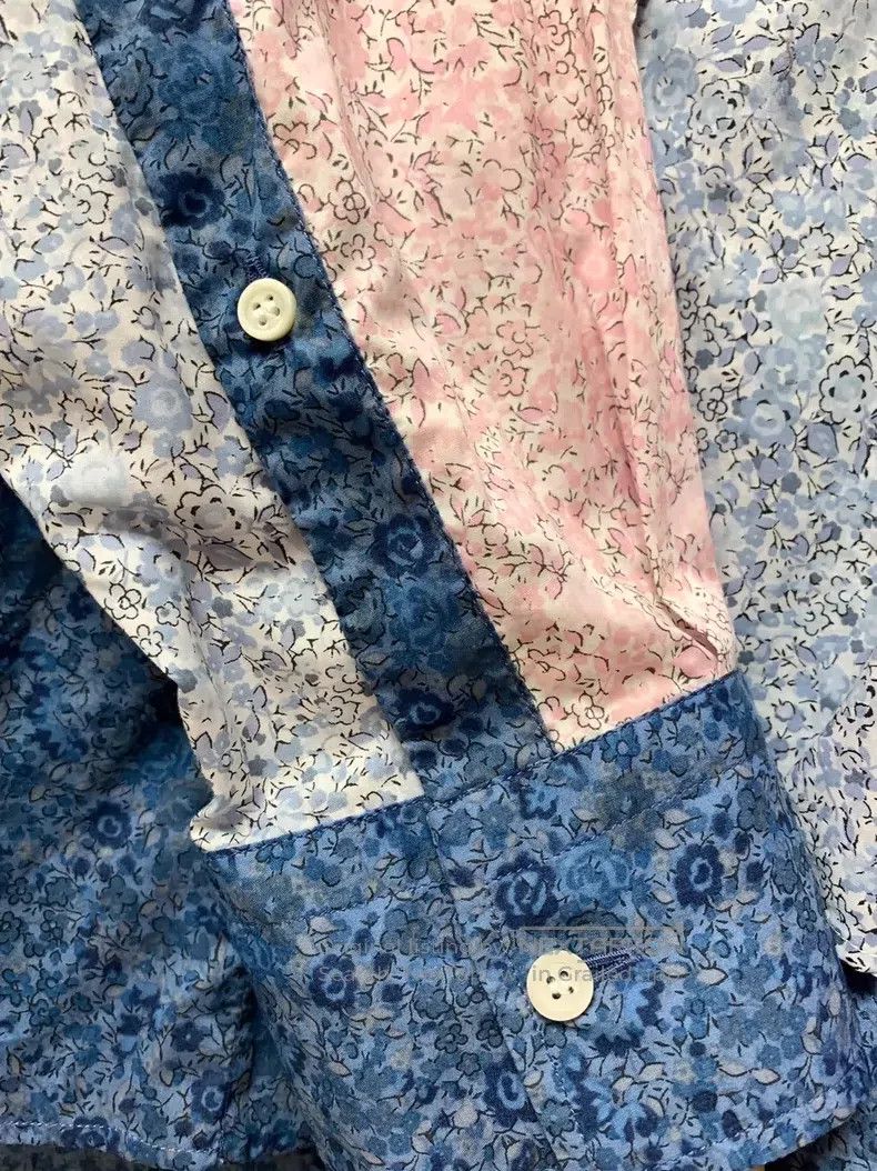 Loewe Loewe Patchwork irregular collar shirt, size S Size S / US 4 / IT 40 - 6 Thumbnail