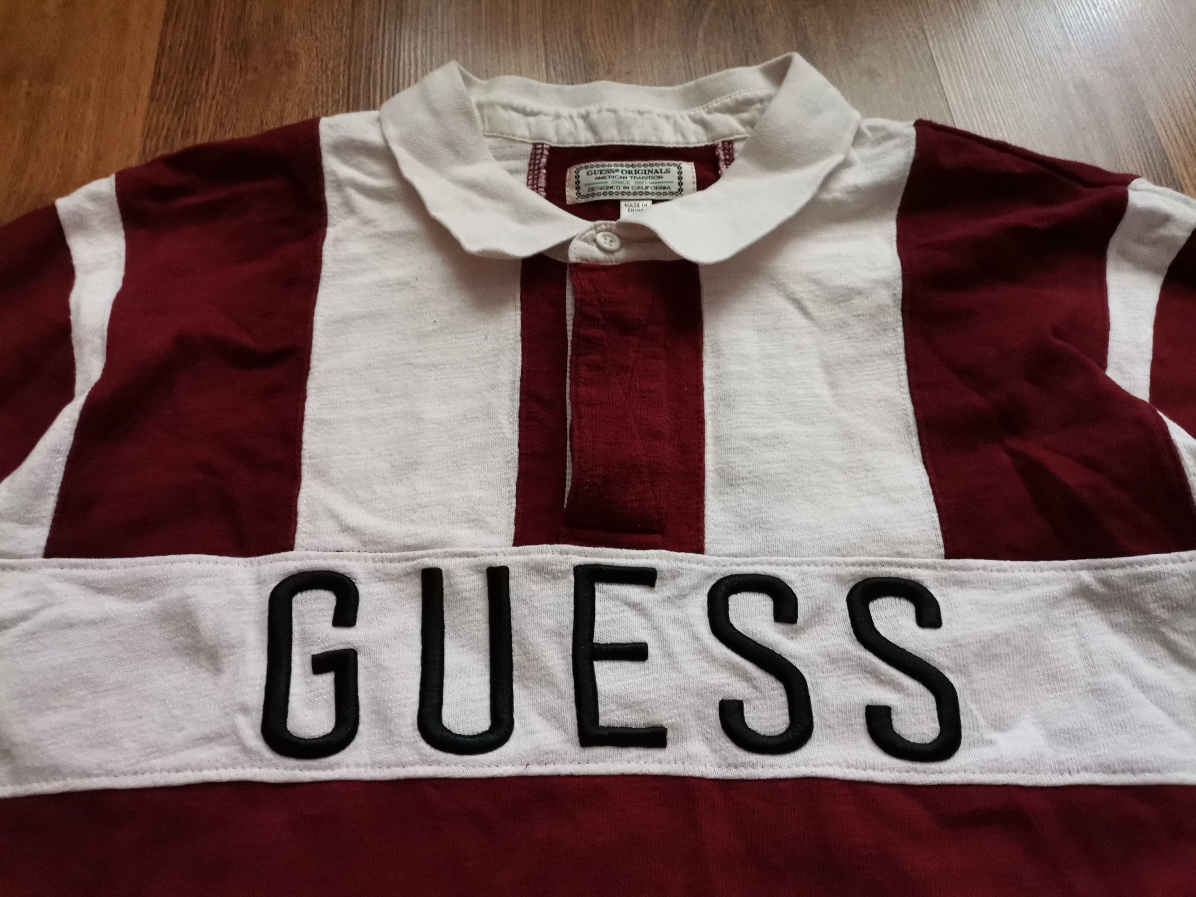 Guess × Vintage Vintage Guess Rugby Polo Size US XL / EU 56 / 4 - 2 Thumbnail