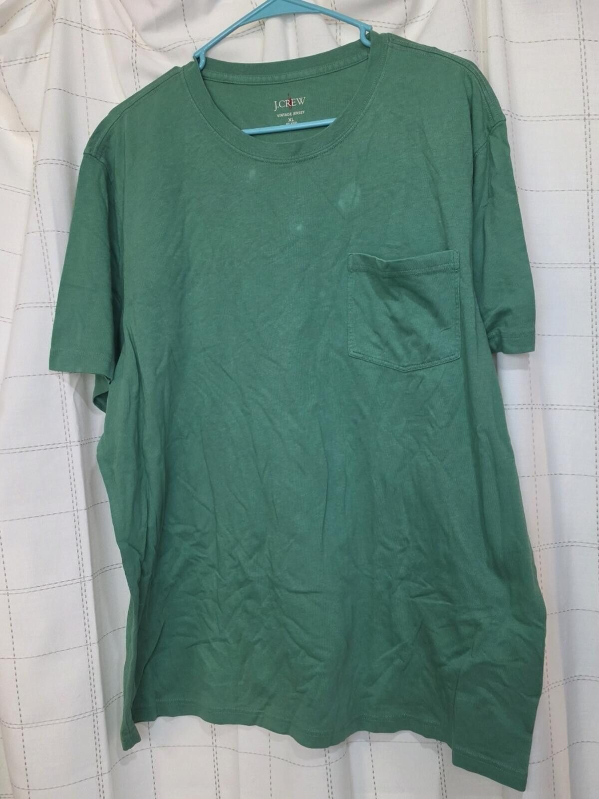 J.Crew J Crew Vintage-wash cotton pocket T-shirt Size US XL / EU 56 / 4 - 1 Thumbnail