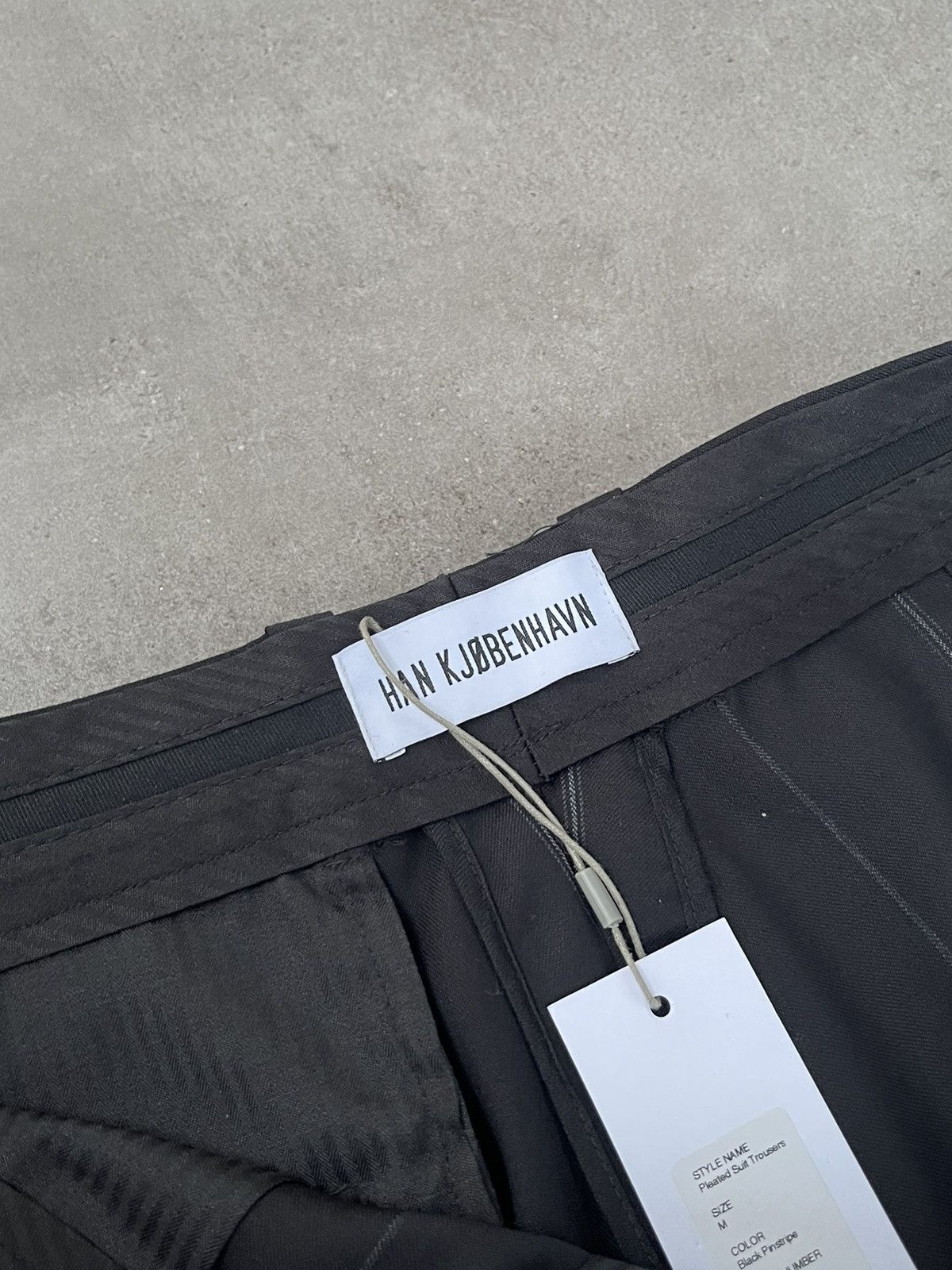 Han Kjobenhavn !DS! AW22 Han Kjobenhavn Pleated Suit Black Track Trousers Size US 32 / EU 48 - 21 Thumbnail