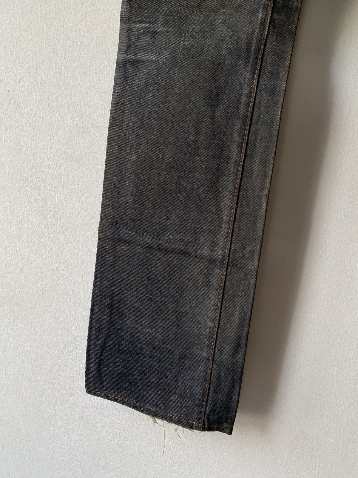 Dsquared2 Vintage Dsquared2 Waxed D2Lux Flare Denim Size US 29 - 4 Thumbnail