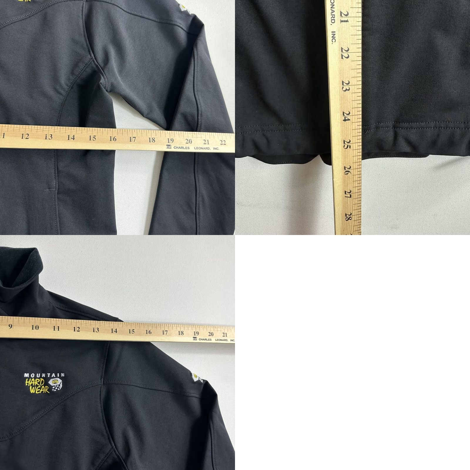 Mountain Hardwear MOUNTAIN HARDWARE Black Soft Shell Jacket Women Size Small Fleeced Lined Jacket Size S / US 4 / IT 40 - 8 Thumbnail