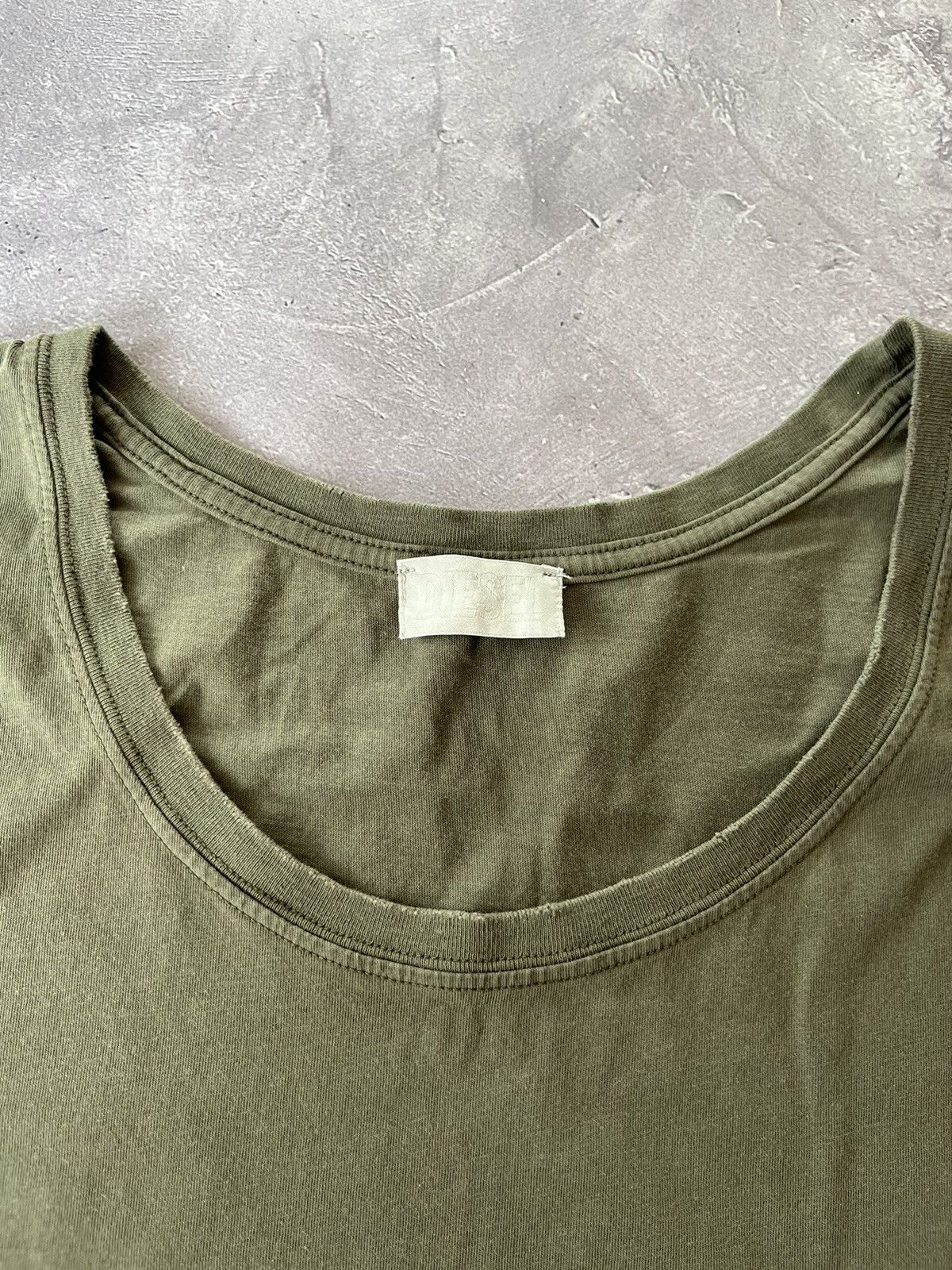 Diesel Diesel Avant-garde tanktop shirt Green Size XS Size XS / US 0-2 / IT 36-38 - 5 Thumbnail