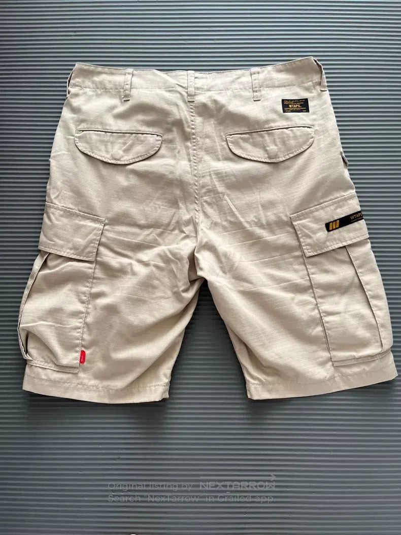 WTAPS 221 KHAKI SHORTS SIZE L（03） Wtaps Wtaps Khaki work shorts | Grailed