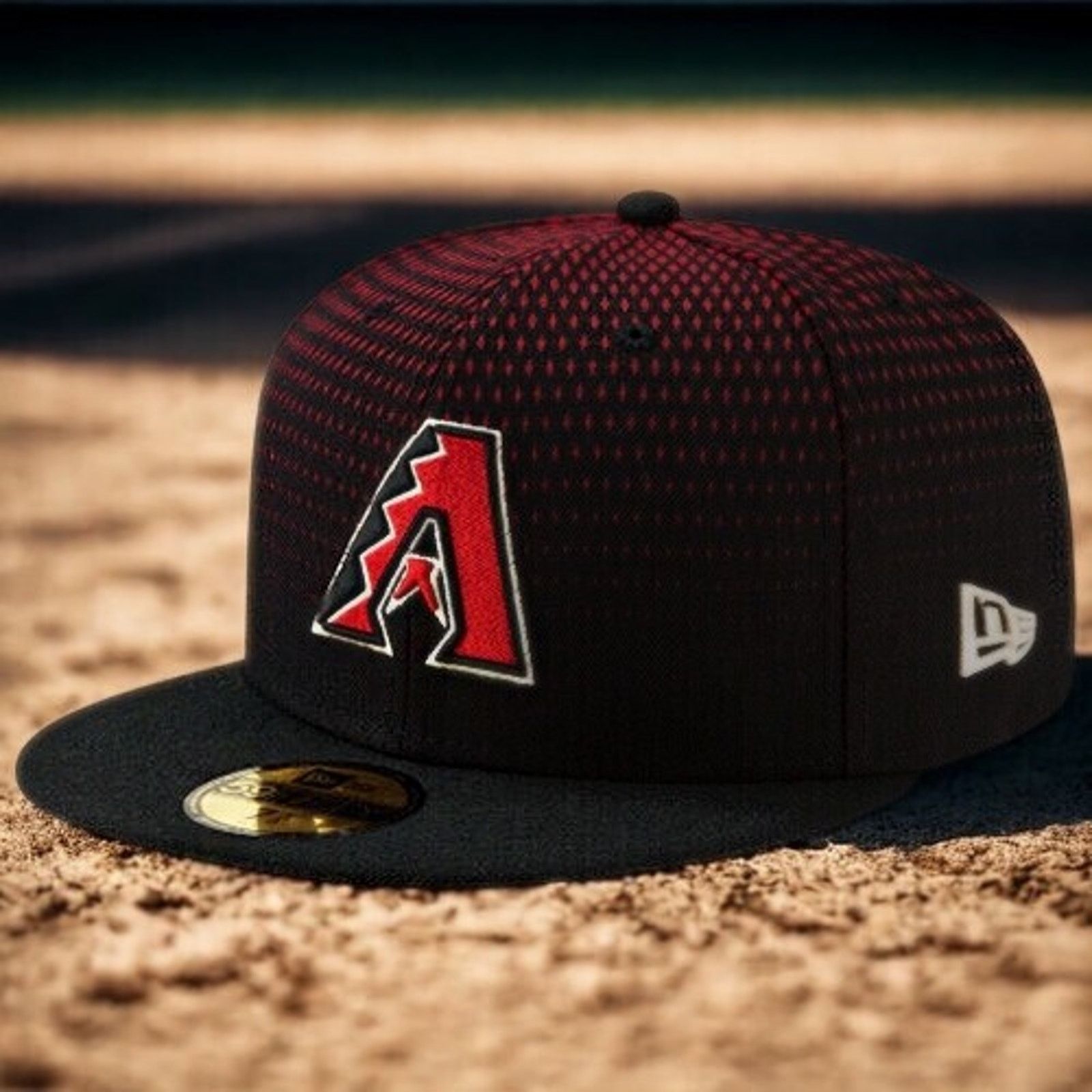 New Era Arizona Diamondbacks New Era 59FIFTY MLB Hat 2017 Sz 7 1/2 Size ONE SIZE - 1 Thumbnail