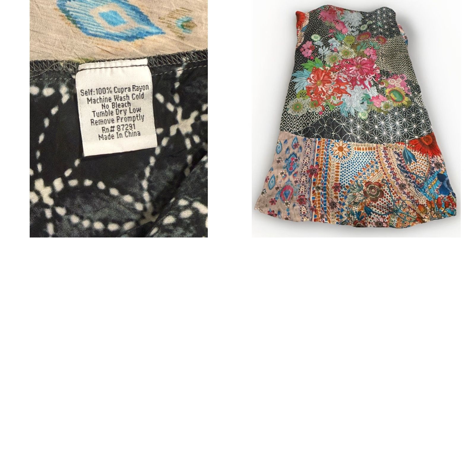 Johnny Was Johnny Was Kimono Jacket Women Large Multicolor Floral Tie Relaxed Bohemian Size L / US 10 / IT 46 - 8 Thumbnail