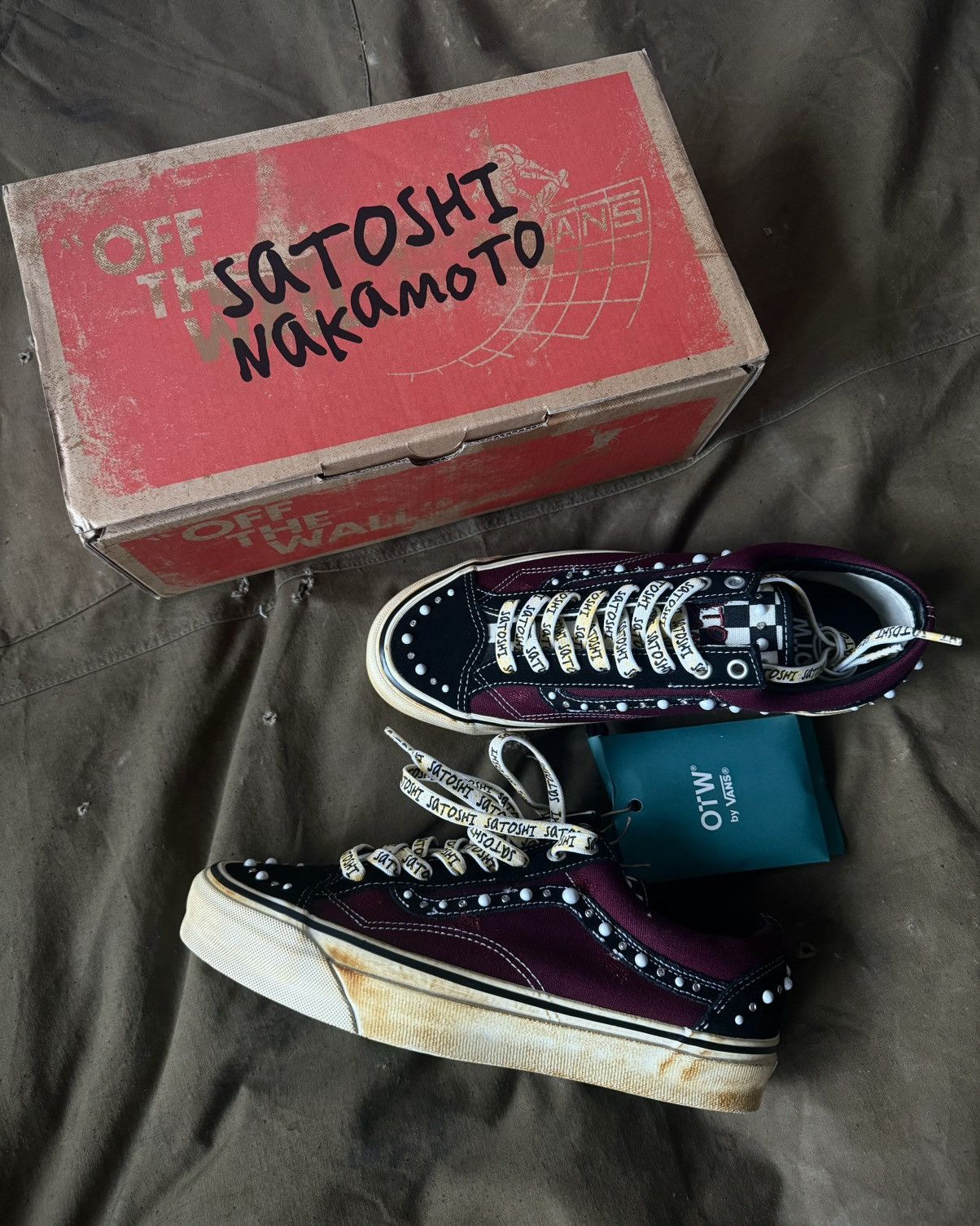 Satoshi Nakamoto × Vans Vans x Satoshi Nakamoto OTW Old Skool Reissue 36 Size US 10 / EU 43 - 2 Thumbnail