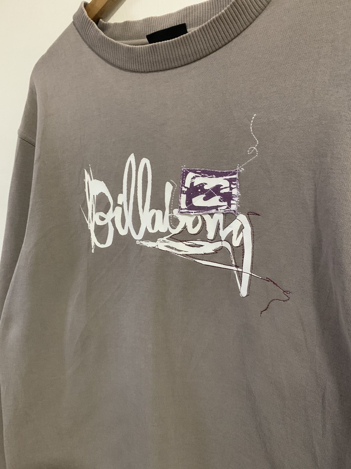 Billabong BILLABONG Vintage Sweatshirt Y2k Longsleeve Size US L / EU 52-54 / 3 - 3 Thumbnail