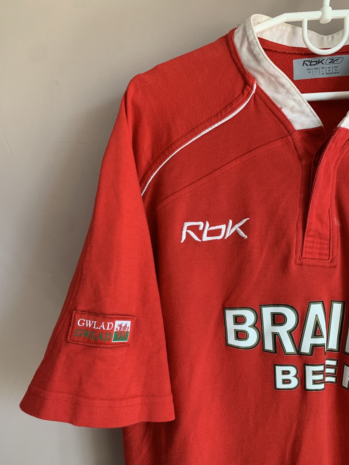 Reebok Wales Vintage Rugby Union Shirt Reebok Jersey Size M Size US M / EU 48-50 / 2 - 4 Thumbnail