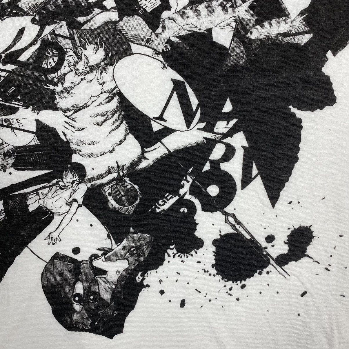 Cartoon Network × Japanese Brand × Vintage VINTAGE NEON GENESIS EVANGELION ANIME MOVIE TEE Size US M / EU 48-50 / 2 - 8 Thumbnail