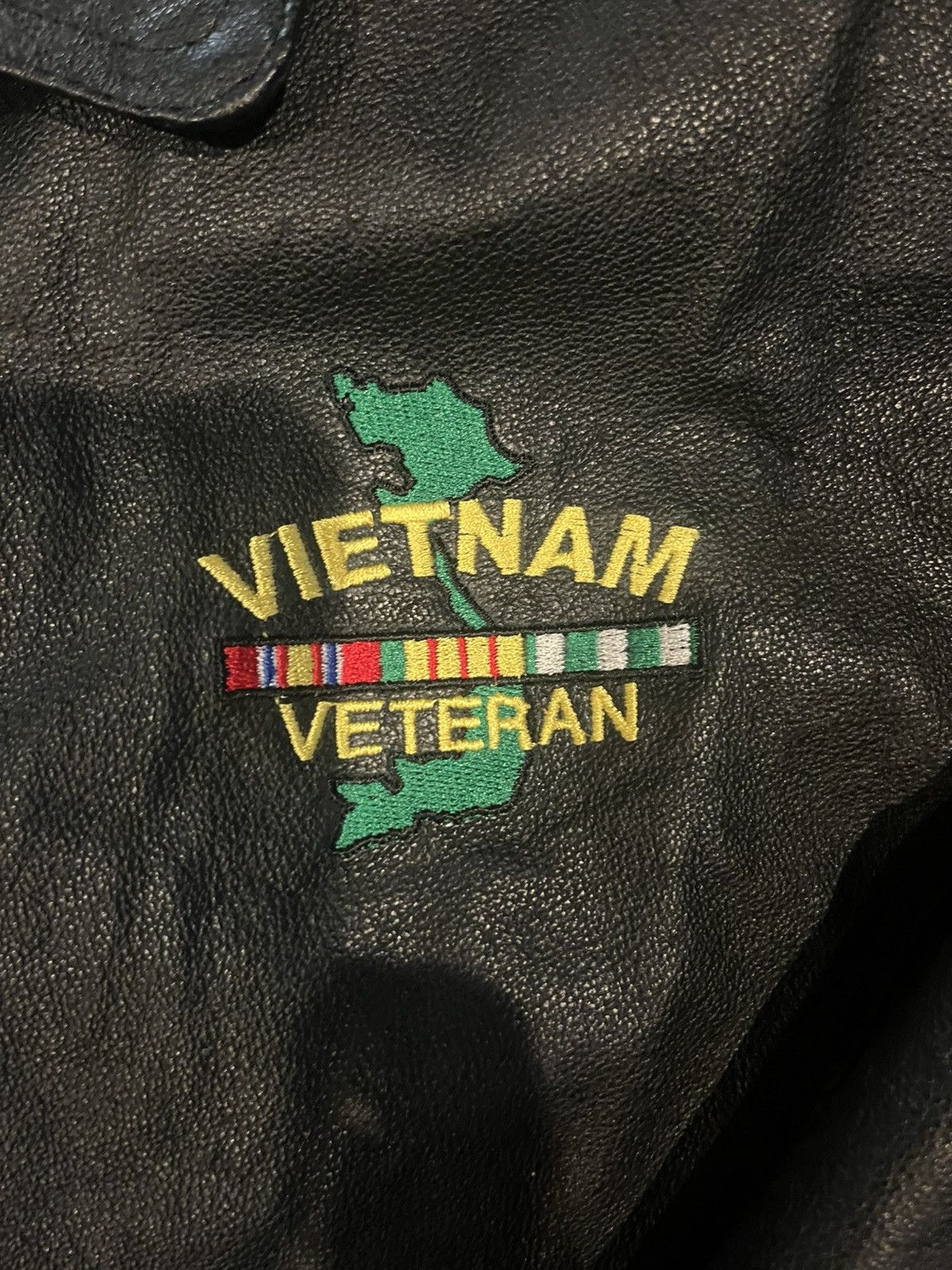 Other “Vietnam Veteran” Leather jacket Size US XL / EU 56 / 4 - 2 Thumbnail