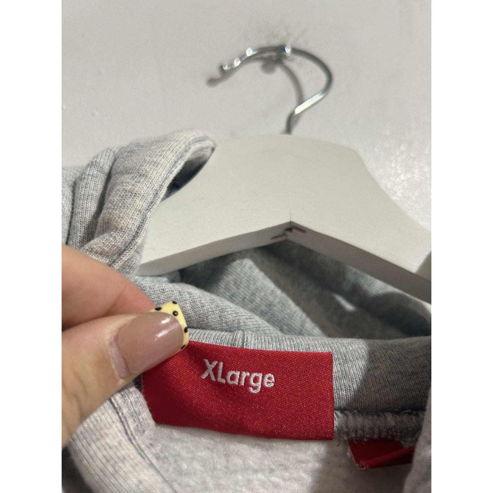 Supreme SUPREME WASHED OLD ENGLISH GREY HOODIE SIZE XL NEW Size US XL / EU 56 / 4 - 5 Thumbnail