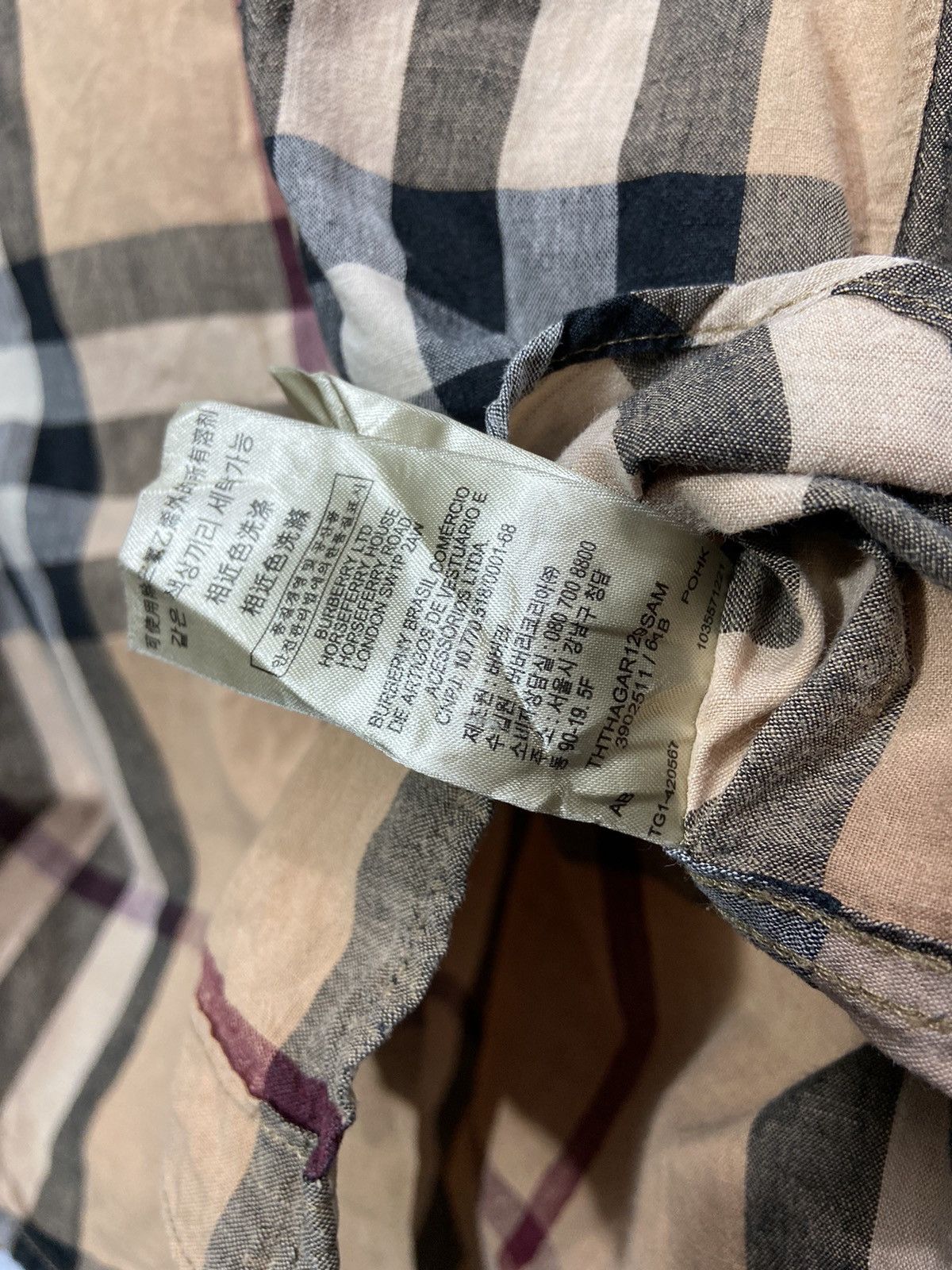 Burberry × Vintage Burberry Nova Check Shirt Size XS / US 0-2 / IT 36-38 - 8 Thumbnail