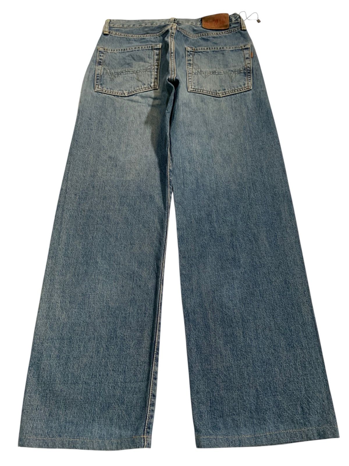 Kapital VINTAGE EDWIN 505 SELVEDGE BAGGY DISTRESSED JAPANESE DENIM Size US 29 - 3 Thumbnail
