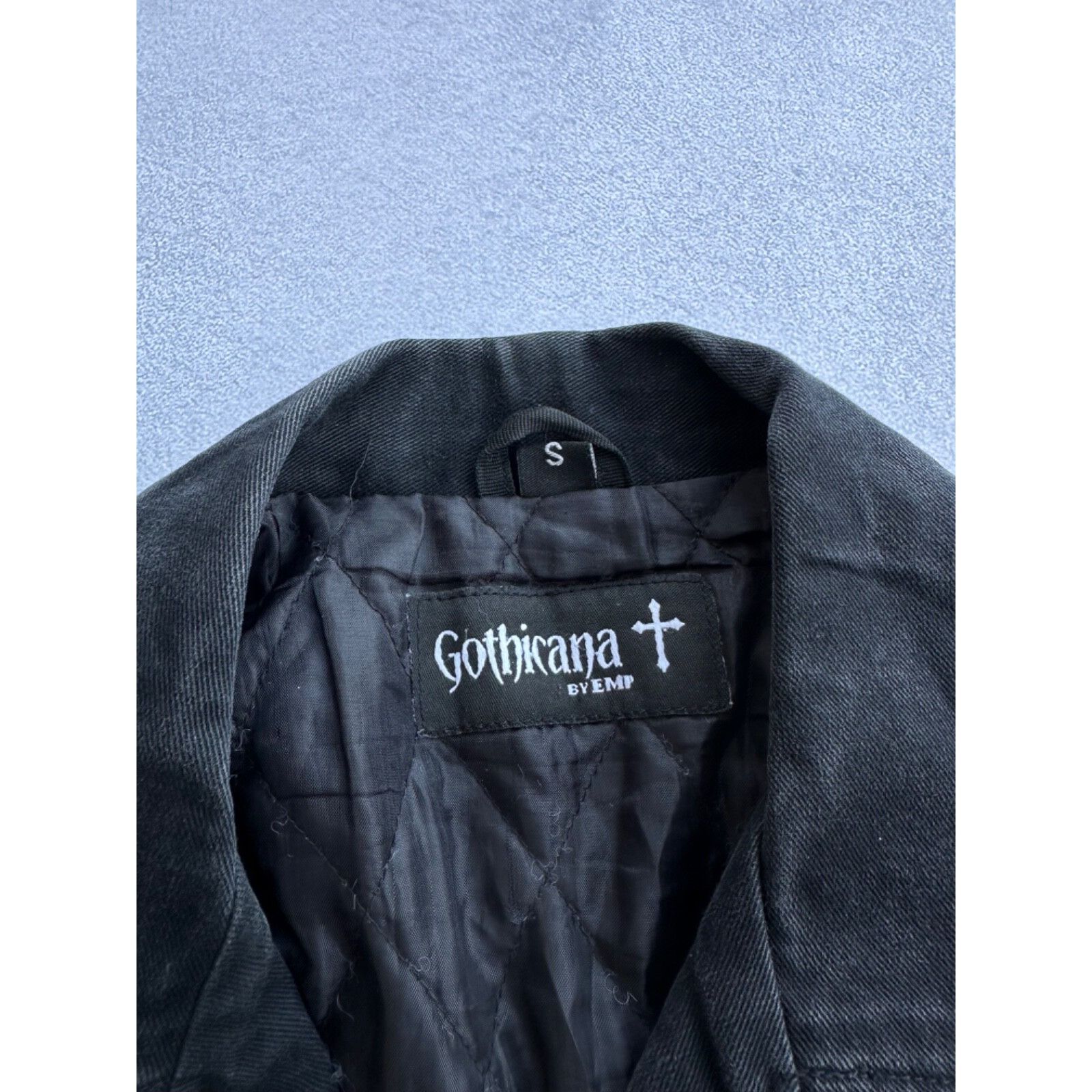 Vintage VTG Ghoticana by Emp Denim Rock Gotic Bomber Jacket Size US S / EU 44-46 / 1 - 6 Thumbnail