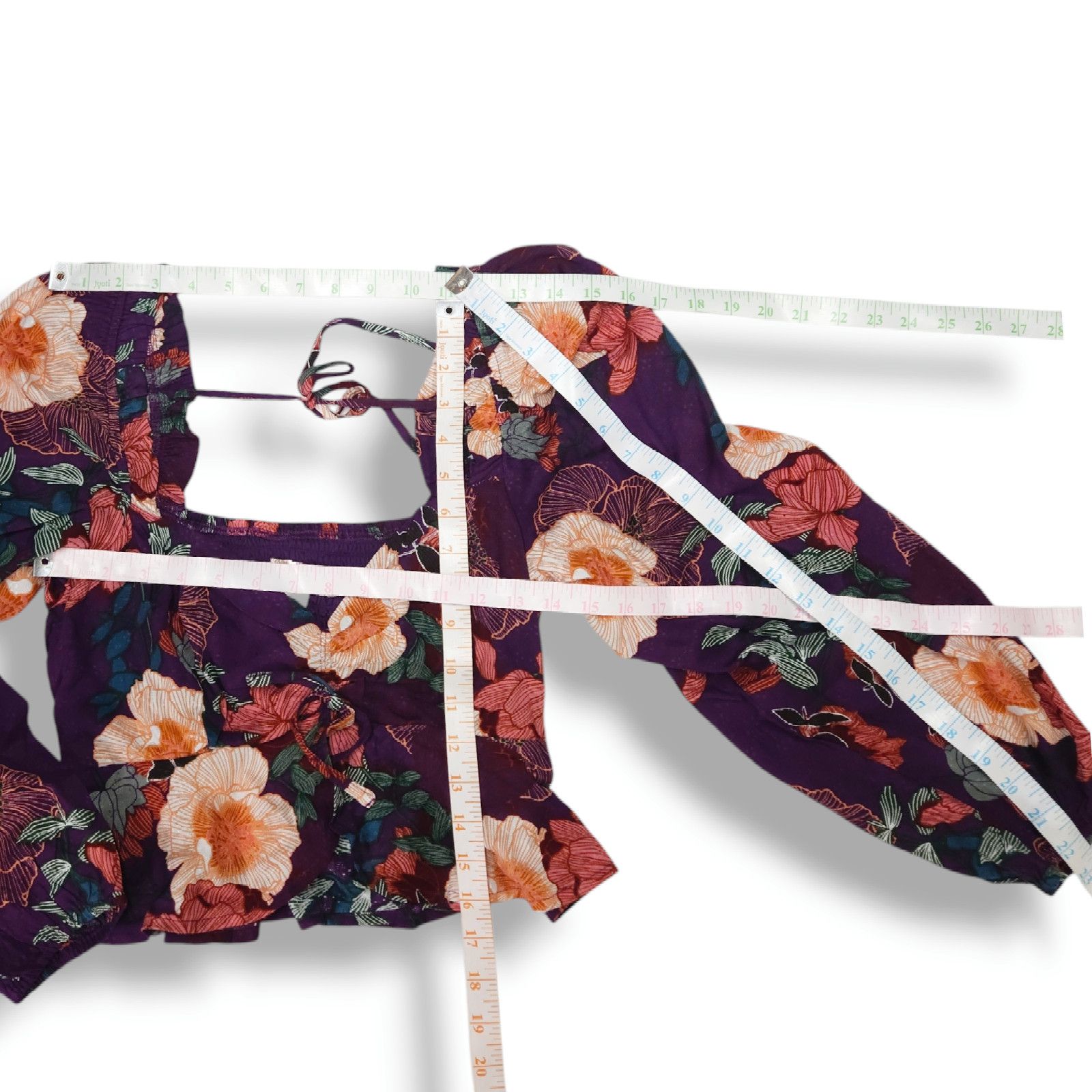 Other NWT Band of the Free Floriane Floral Crop Blouse S [4-6] Size S / US 4 / IT 40 - 6 Thumbnail