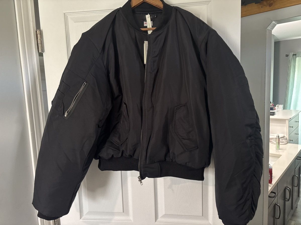 Japanese Brand J caesar black puffy bomber jacket Size US XL / EU 56 / 4 - 1 Thumbnail